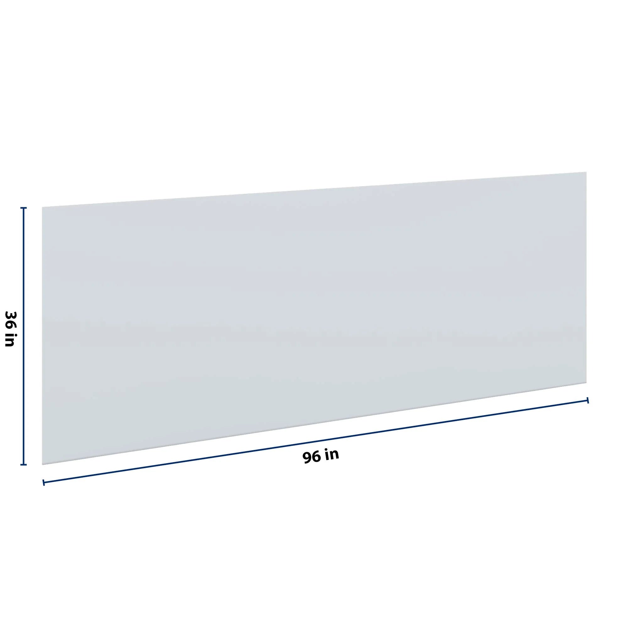 J&K White Shaker S8 BP9636 - Finished Skin Panel (Short Grain) 96" W x 36" H