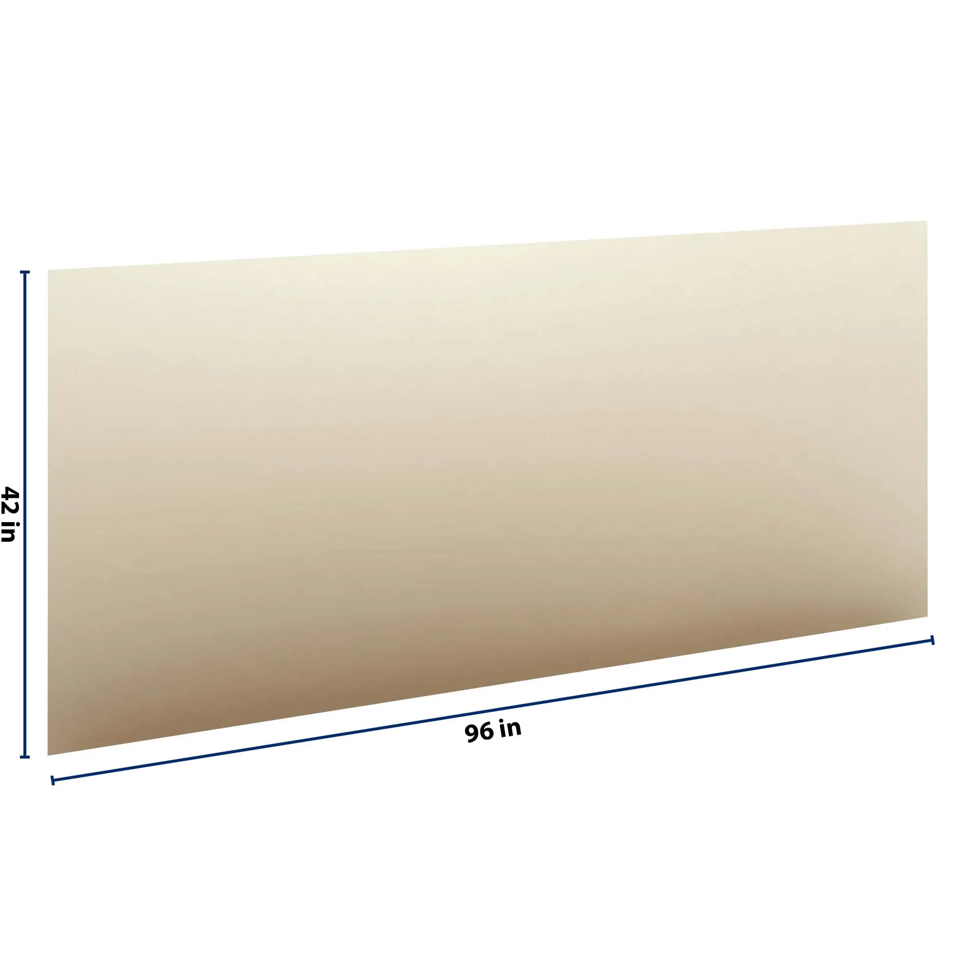 J&K Creme Glazed A7 BP9642 - Finished Skin Panel (Short Grain) 96" W x 42" H