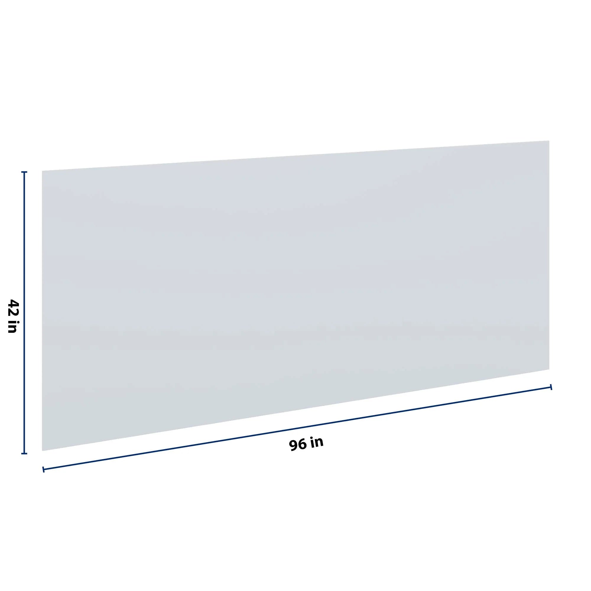 J&K White Shaker S8 BP9642 - Finished Skin Panel (Short Grain) 96" W x 42" H