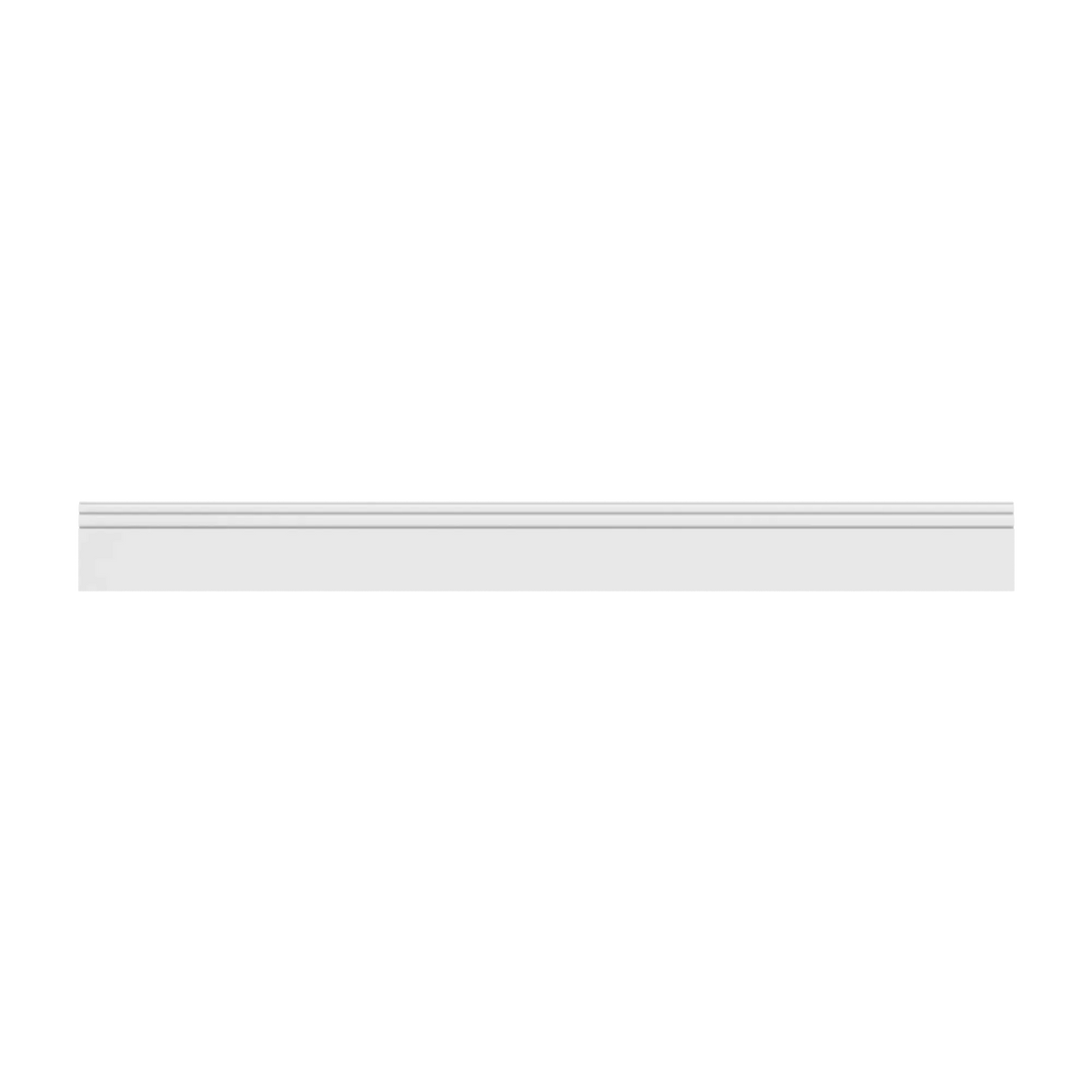cnc luxor white 96 w x 4 1 2 h base molding