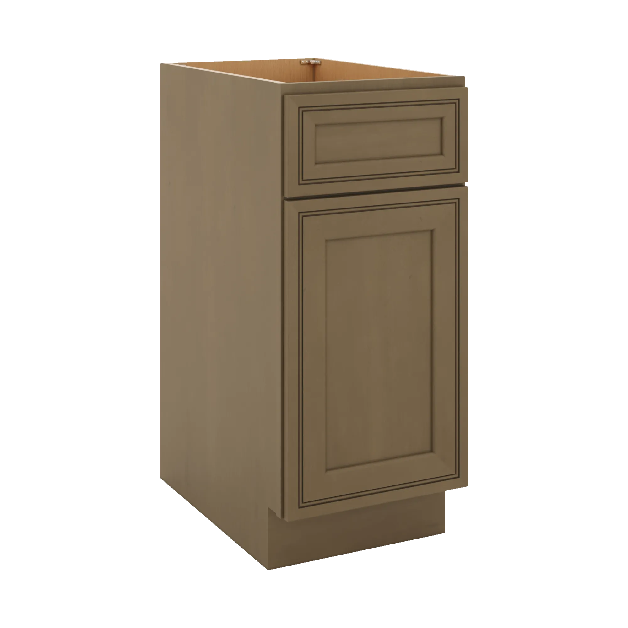 J&K Hazel H8 Base Waste Bin Pull-Out w/One (1) Bin Cut-out - 15" W