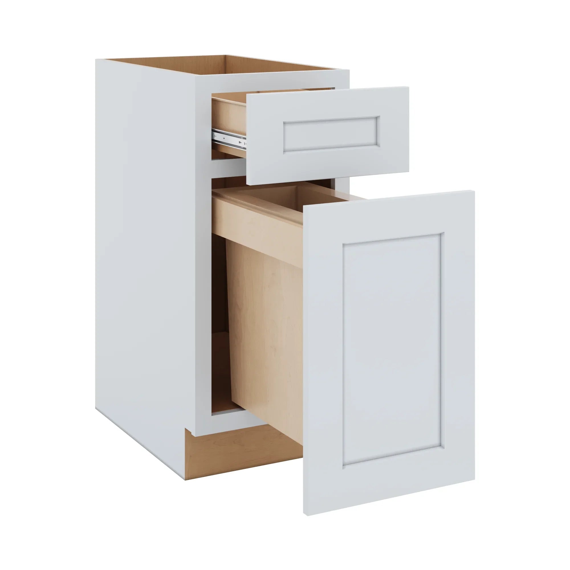 One (1) Bin Cut out 15" W