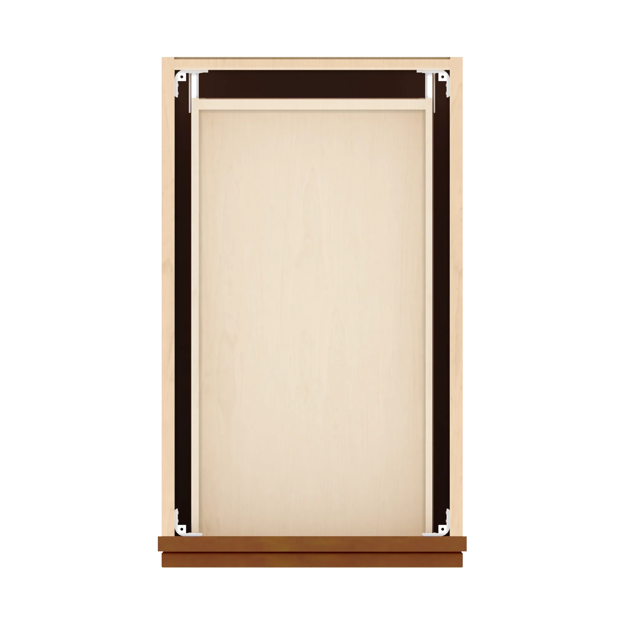 j k mocha glazed k10 base waste bin pull out w one 1 bin cut out 15 w