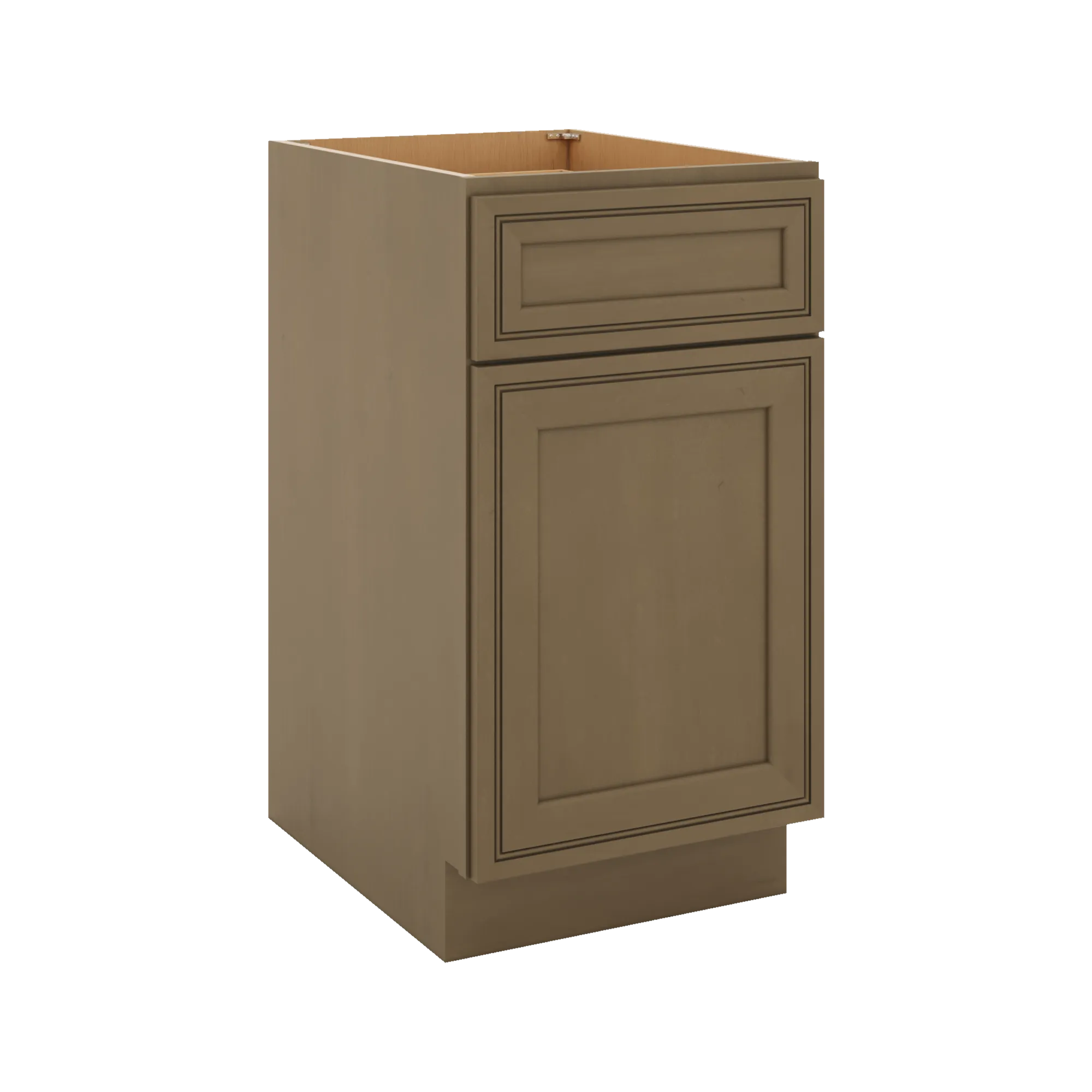 J&K Hazel H8 Base Waste Bin Pull-Out w/Two (2) Bin Cut-outs - 18" W