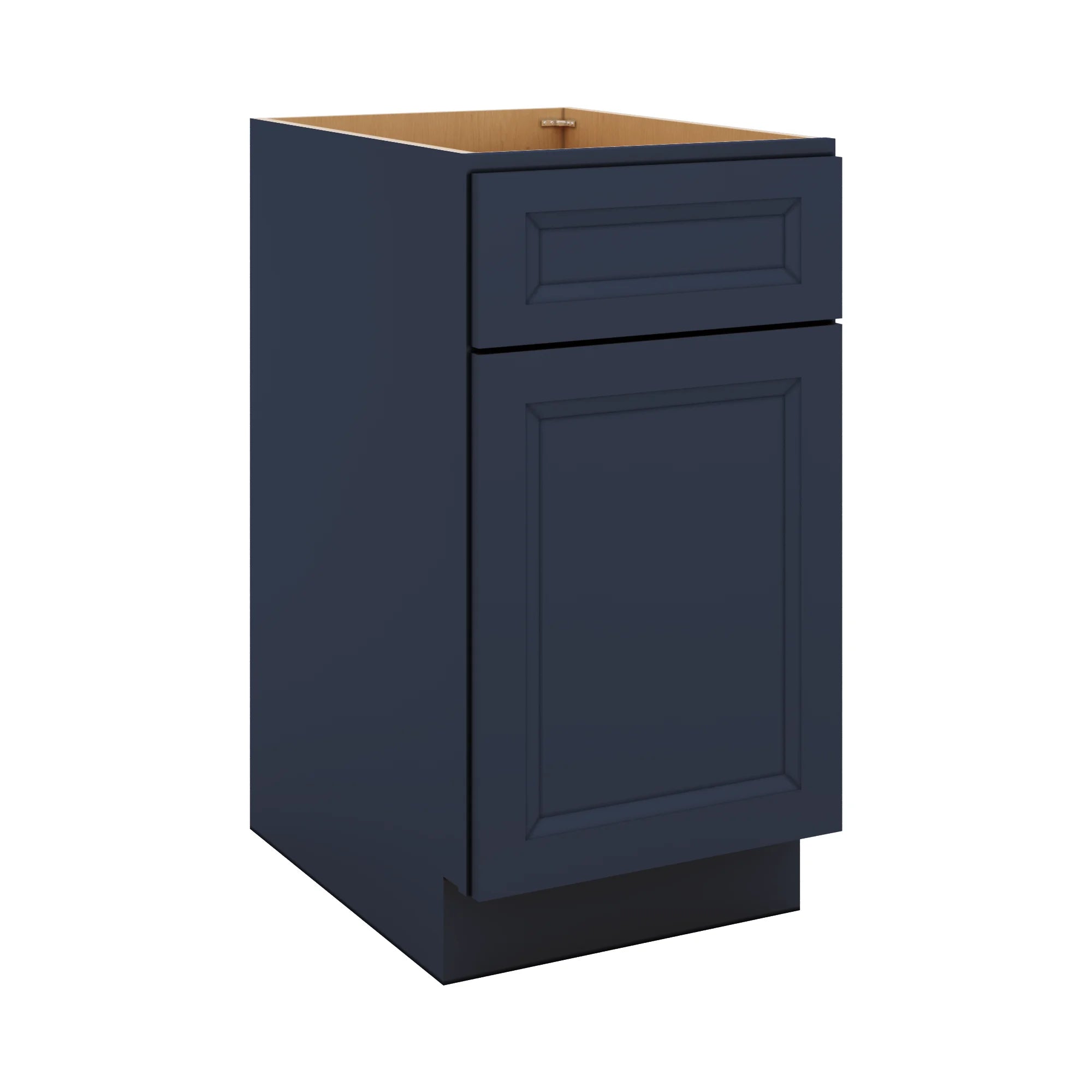 J&K Naval B7 Base Waste Bin Pull-Out w/Two (2) Bin Cut-outs - 18" W