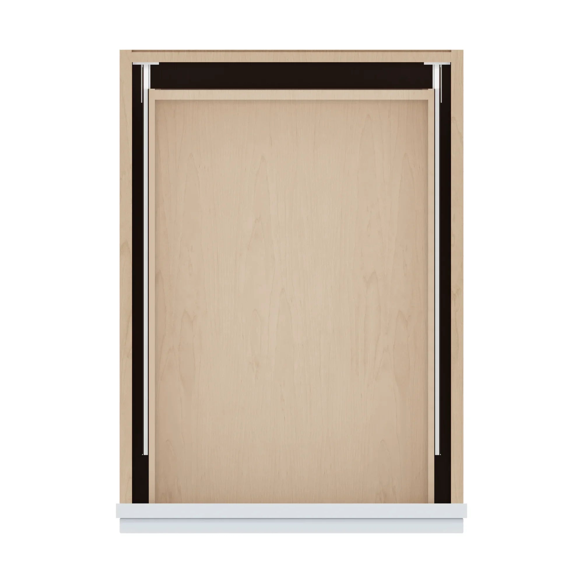 Two (2) Bin Cut outs 18" W