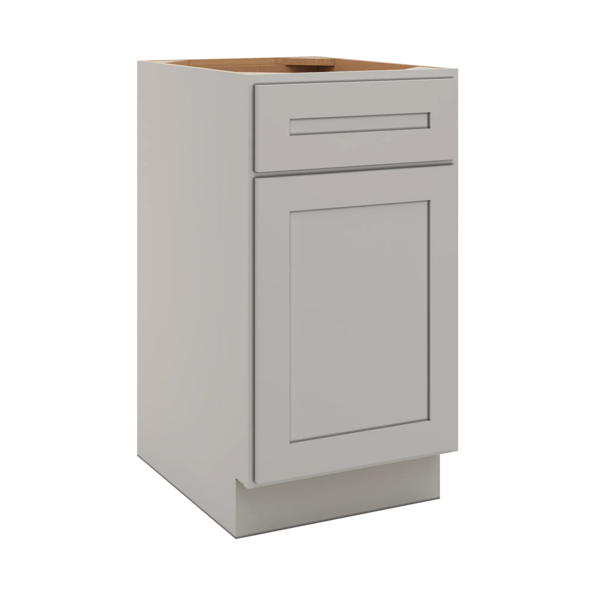 CNC Luxor 5-Piece Misty Grey 18" W Waste Basket Cabinet