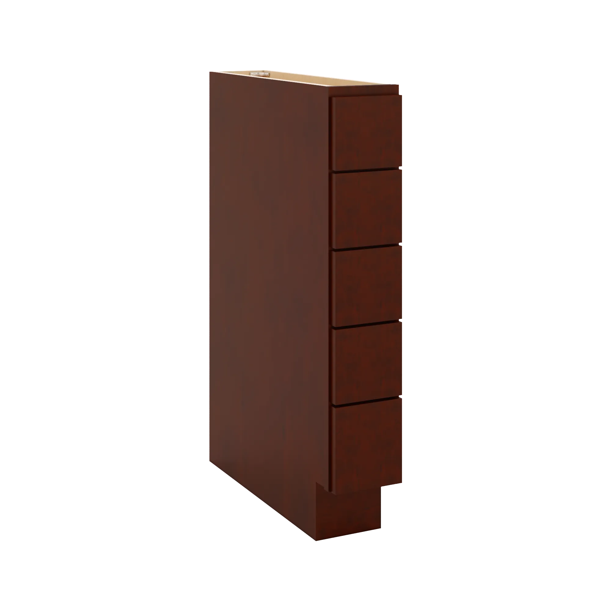 J&K Mahogany J5 Spice Drawer Base - 6" W
