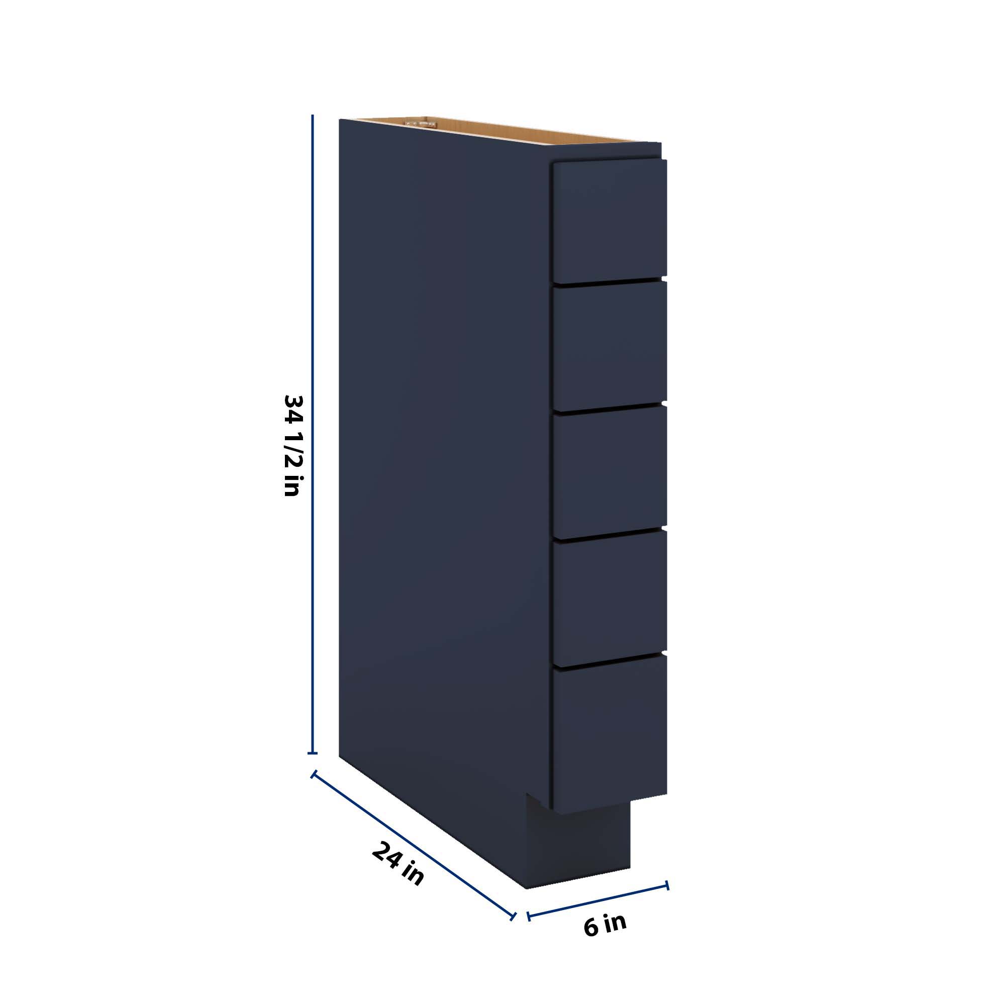 J&K Naval B7 Spice Drawer Base - 6" W
