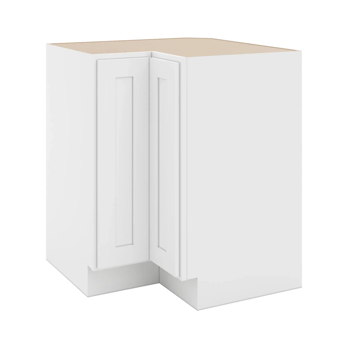 cnc luxor white 33 w carousel corner base cabinet