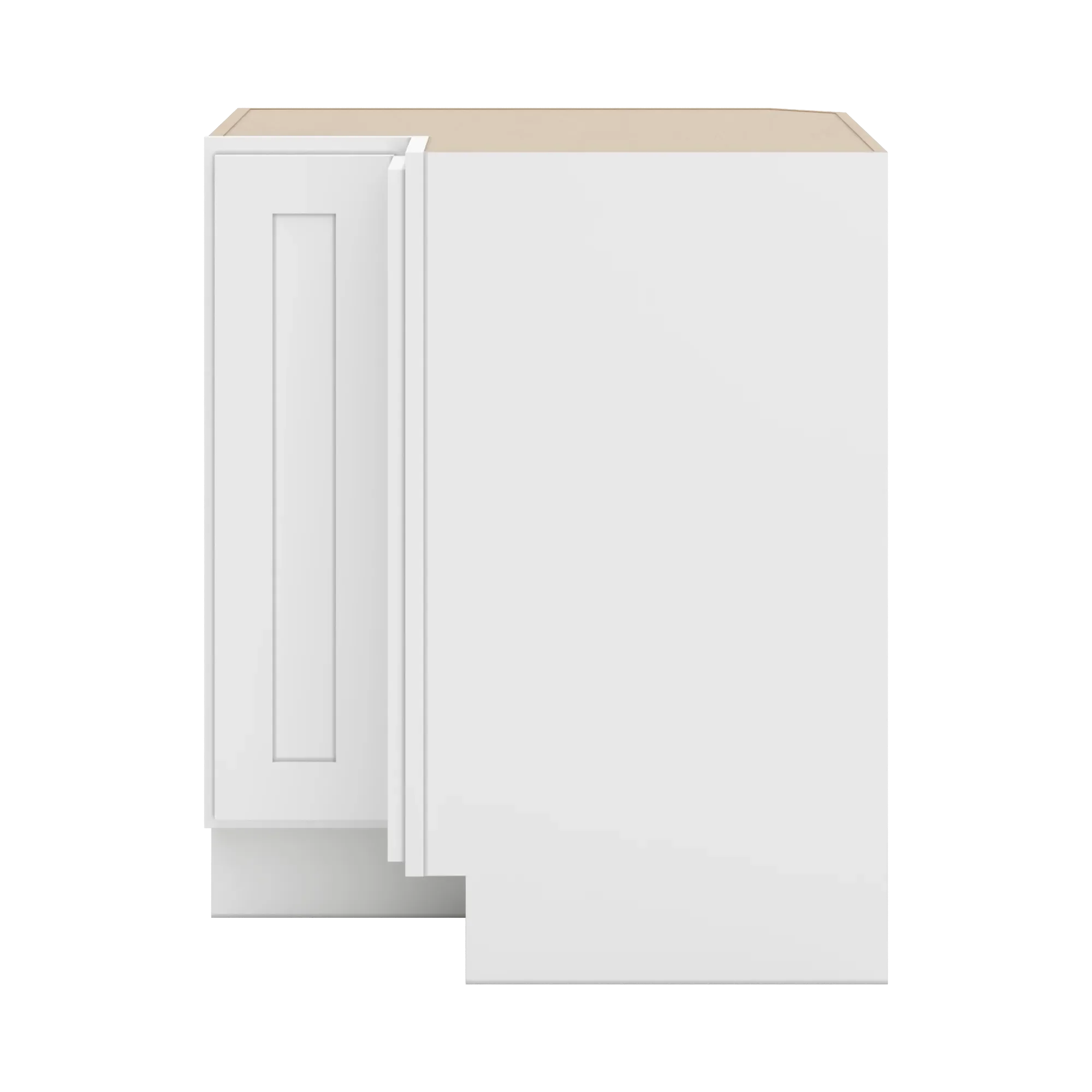cnc luxor 5 piece white 33 w carousel corner base cabinet