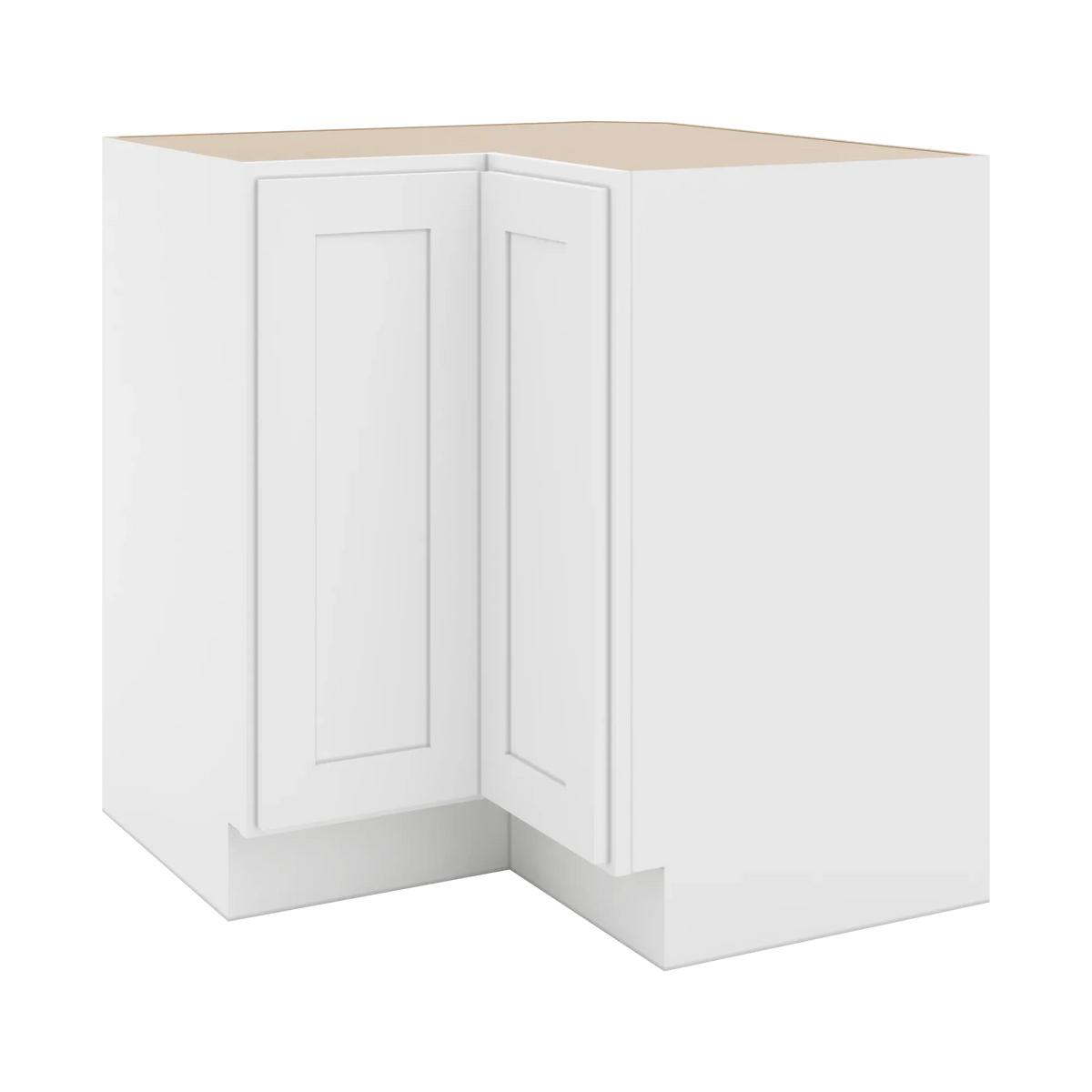 cnc luxor white 36 w carousel corner base cabinet