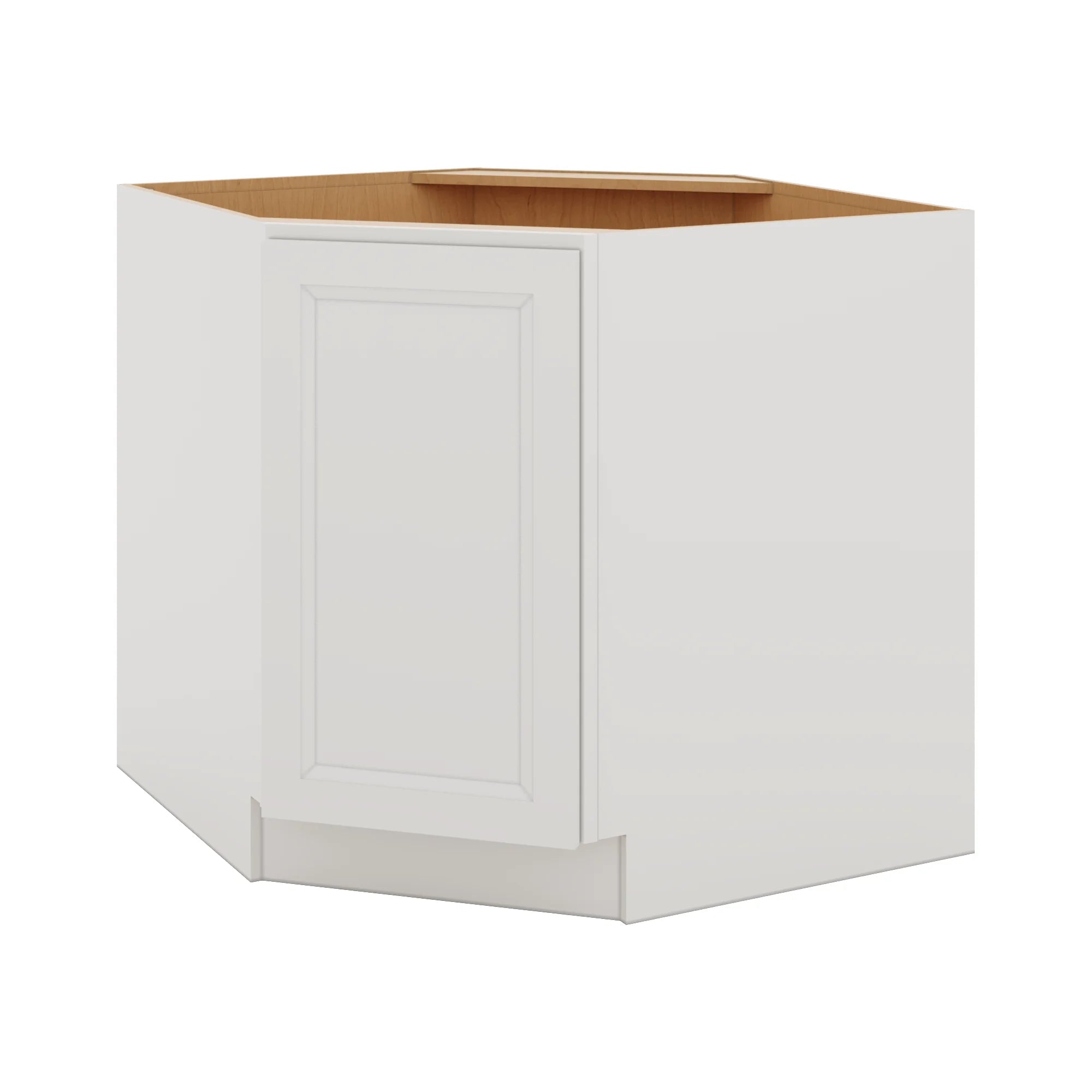 J&K Pure B5 Base Corner Diagonal w/With Round Lazy-Susan Tray - 36"W