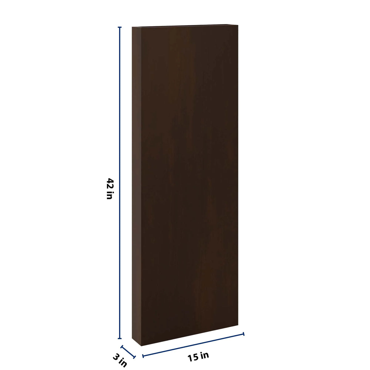 CNC Luxor 5-Piece Espresso 3" W X 42" H X 15” D Column