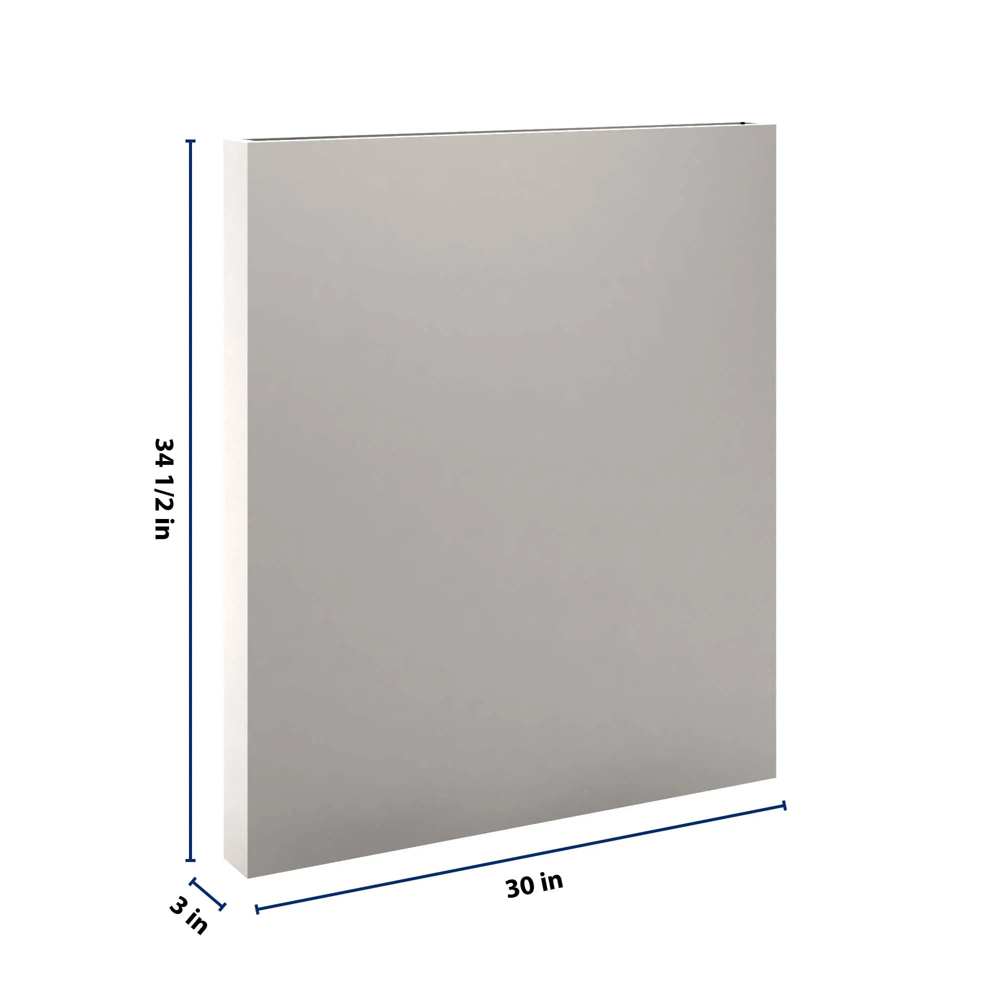cnc luxor 5 piece misty grey 3 w x 34 1 2 h x 30 d column