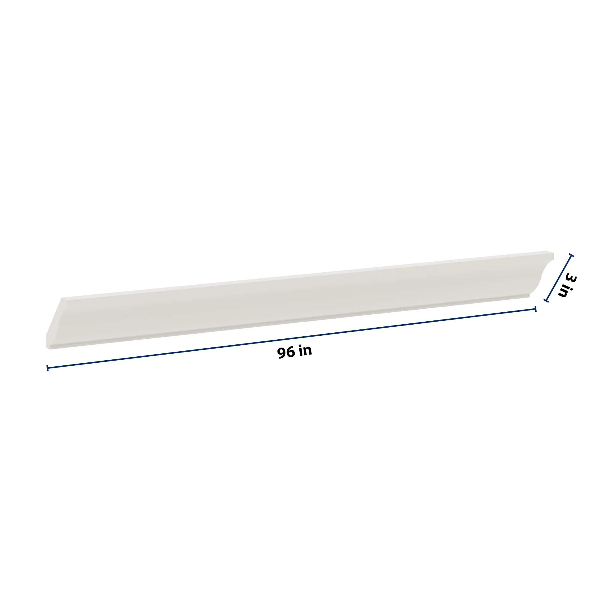 J&K Dove E1 96" W 10-4 1/4 Crown Molding