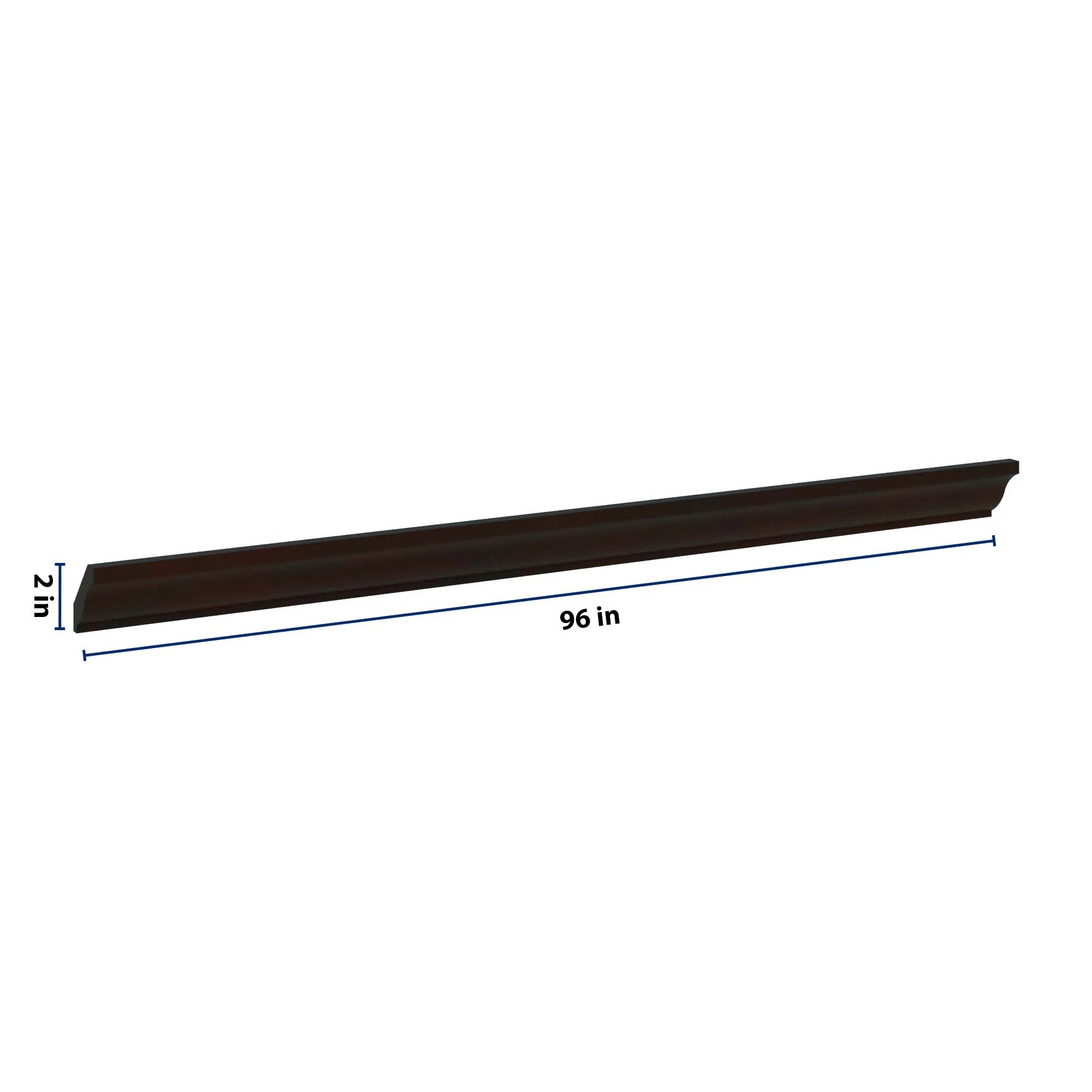 J&K Espresso K8 96" W Crown Molding