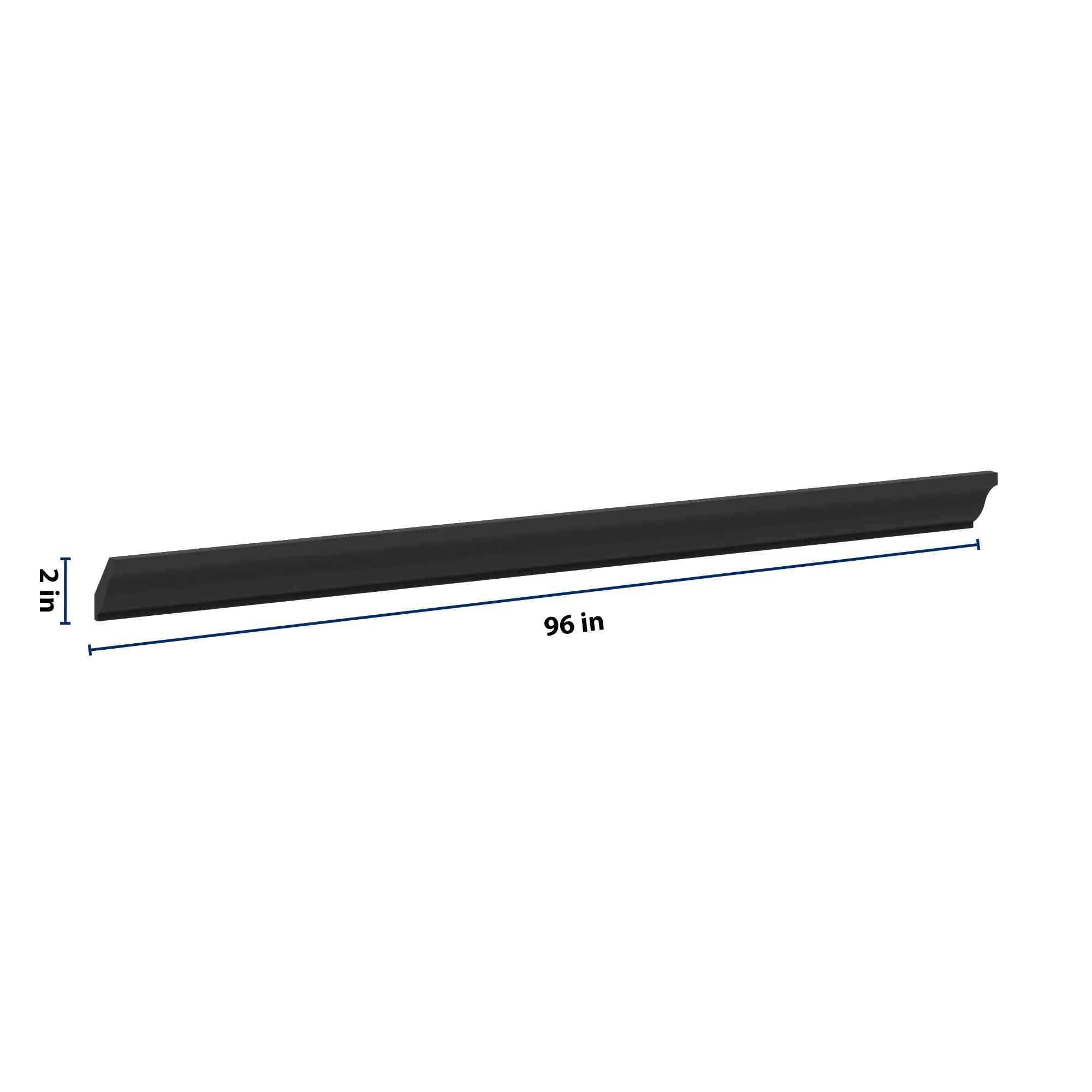 J&K Charcoal E2 96" W Crown Molding