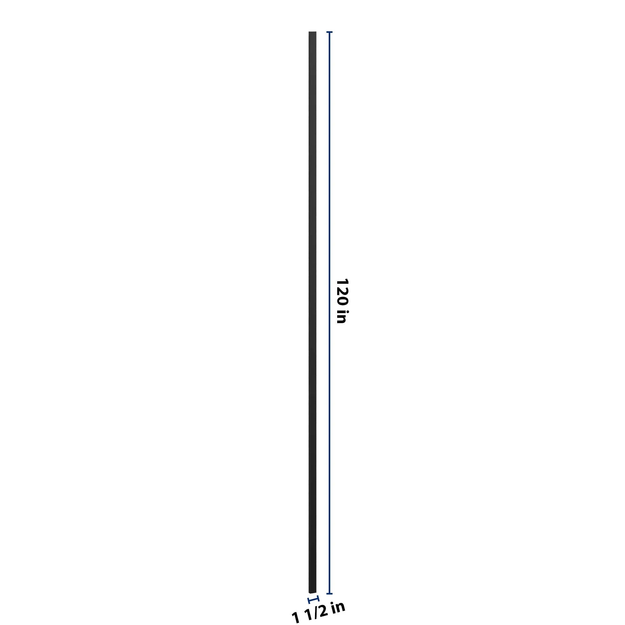 J&K Charcoal E2 Tall Filler 1 1/2" W x 120" H
