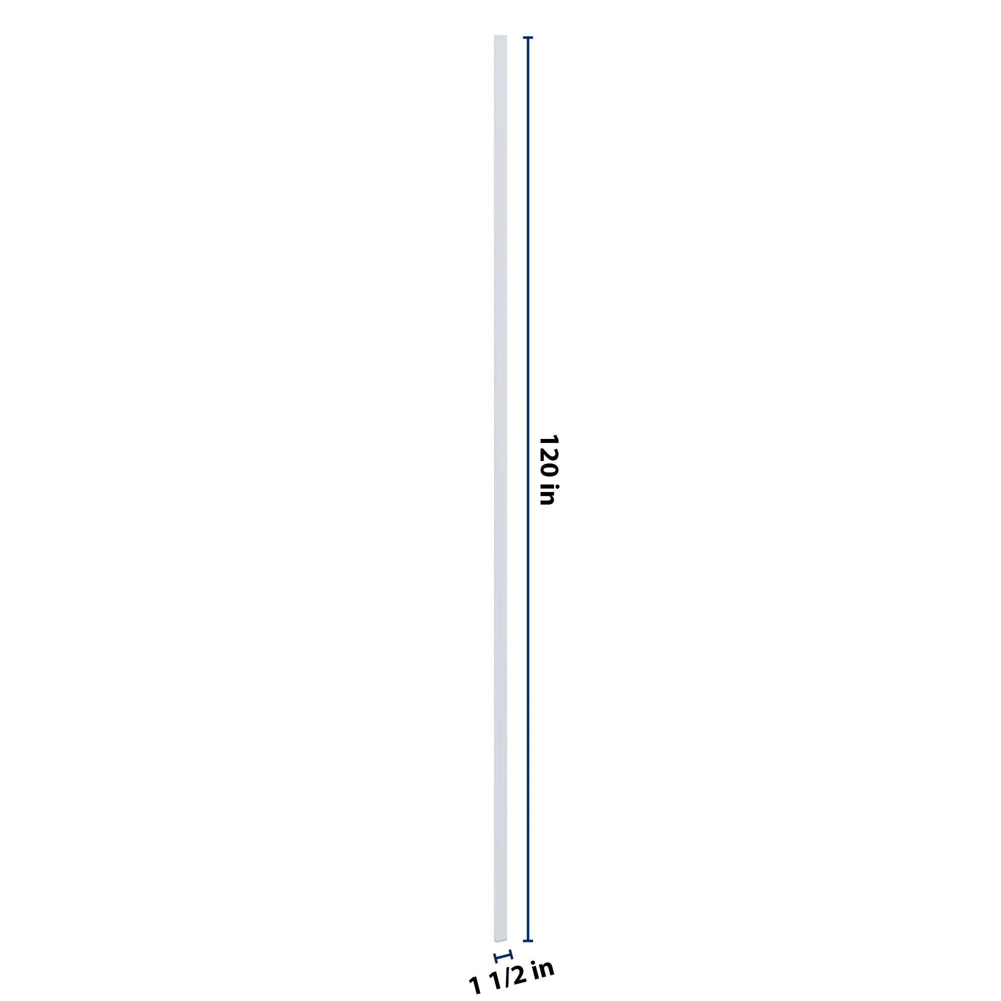 J&K White Shaker S8 Tall Filler 1 1/2" W x 120" H