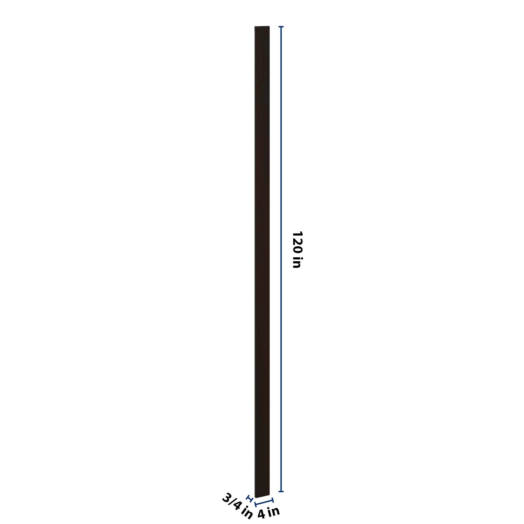 J&K Espresso K8 Tall Filler 4" W x 120" H