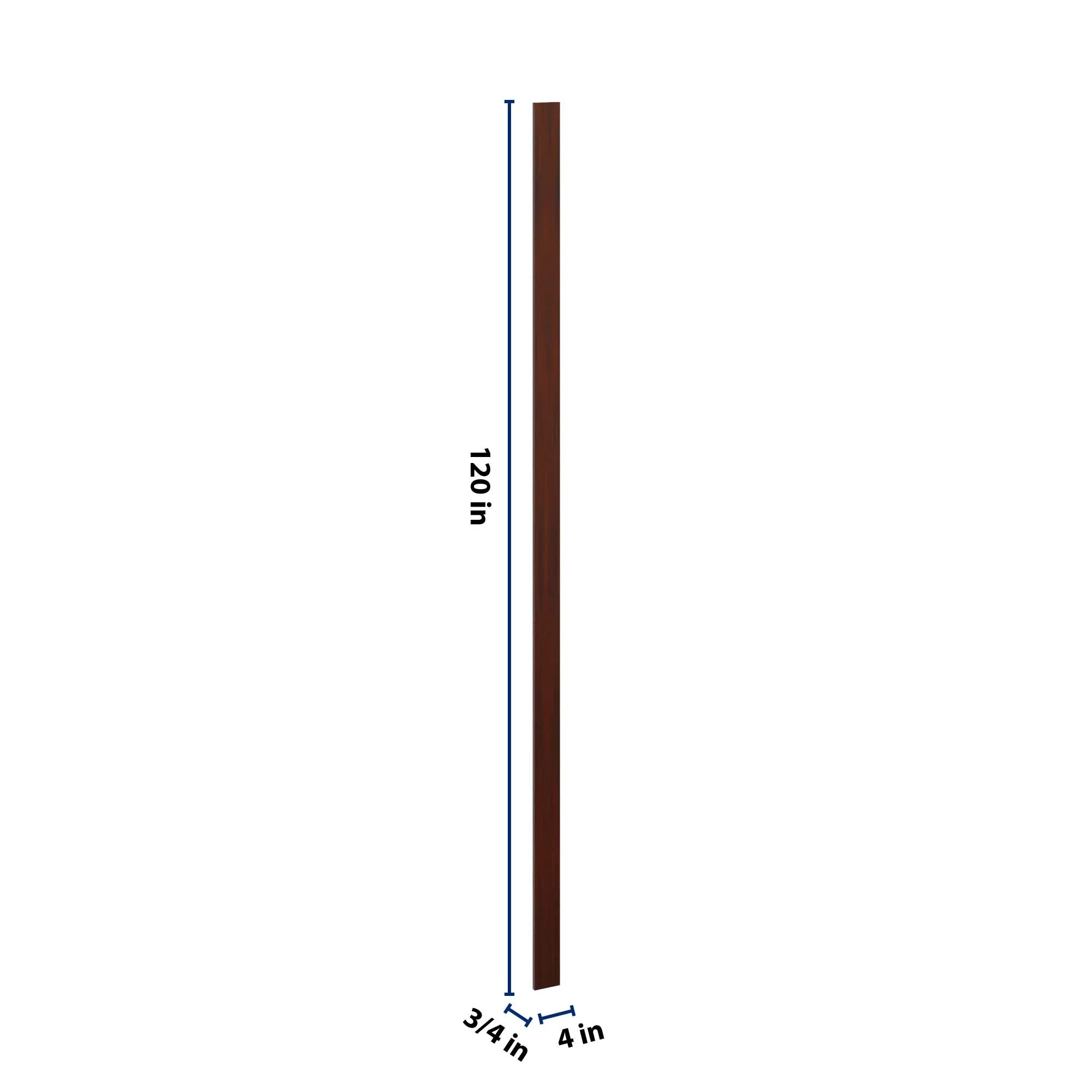 J&K Mahogany J5 Tall Filler 4" W x 120" H