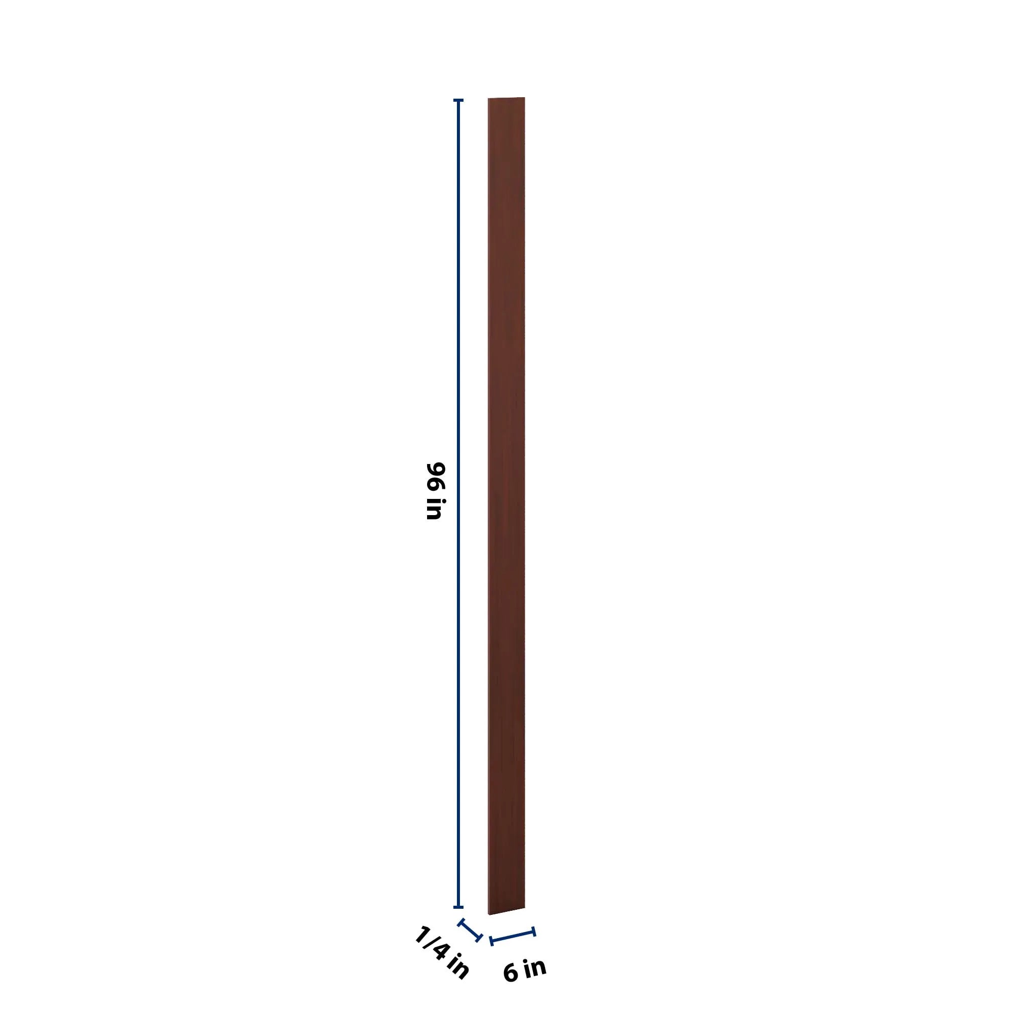 J&K Mahogany J5 Tall Filler 6" W x 120" H