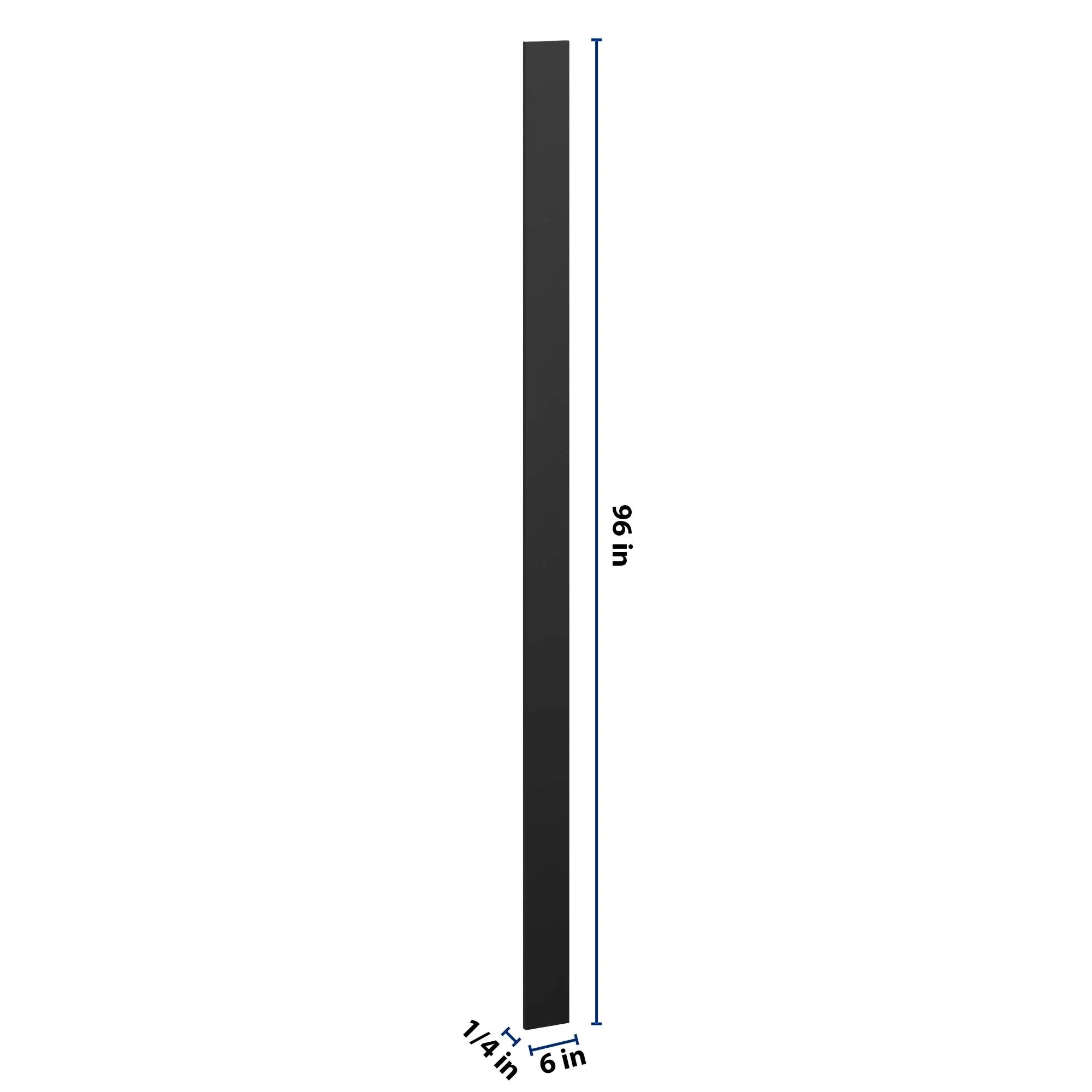 J&K Charcoal E2 Tall Filler 6" W x 120" H