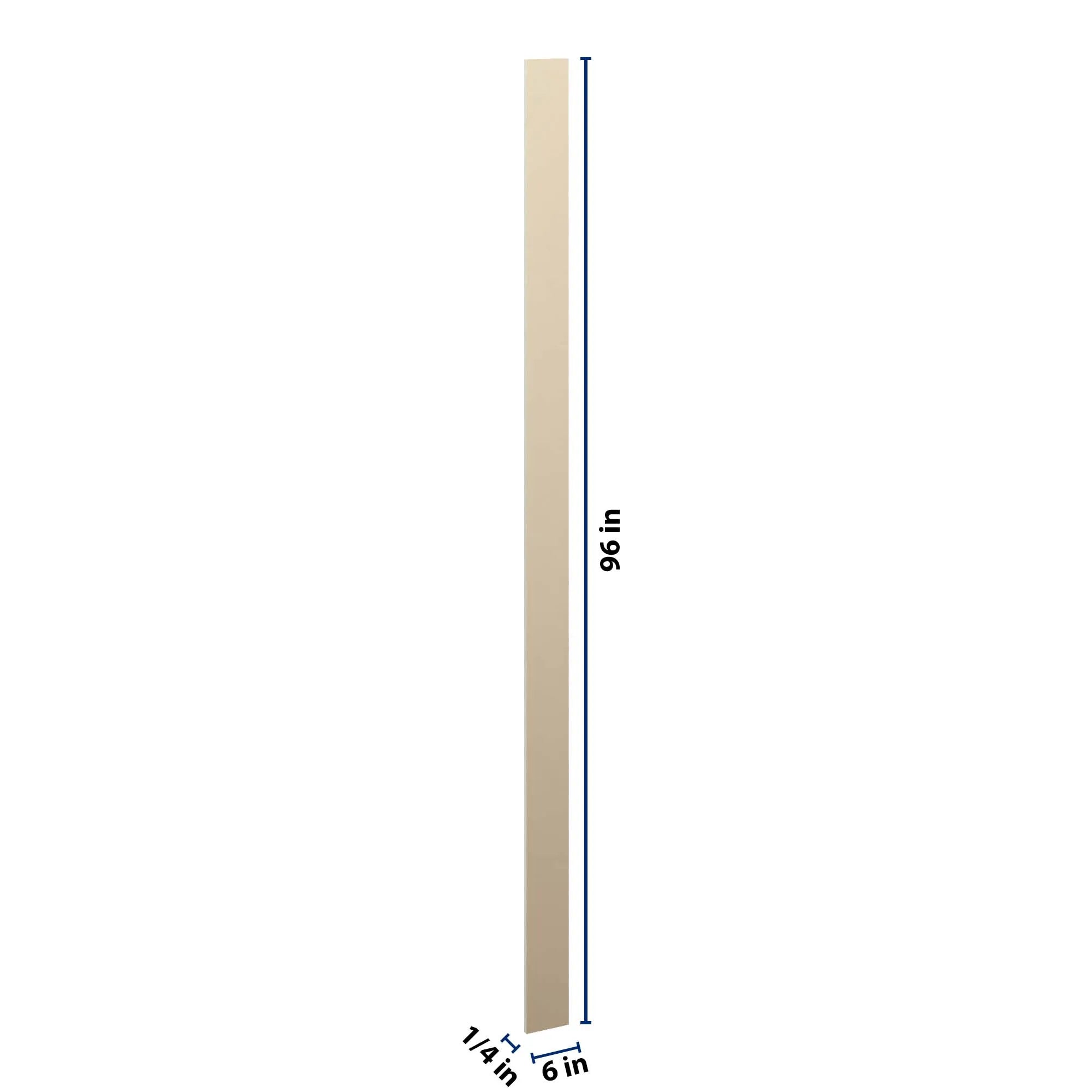 J&K Creme Glazed A7 Tall Filler 6" W x 120" H