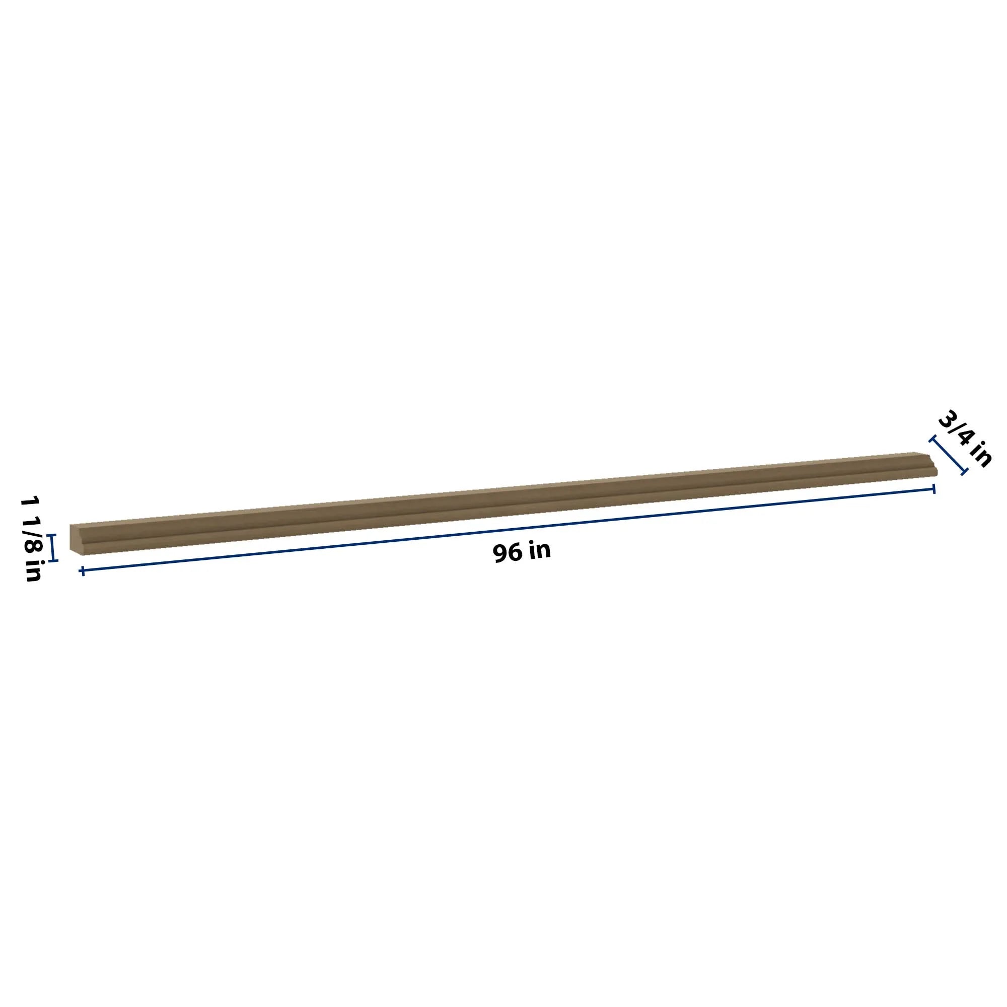 J&K Hazel H8 96" W Chair Rail Molding