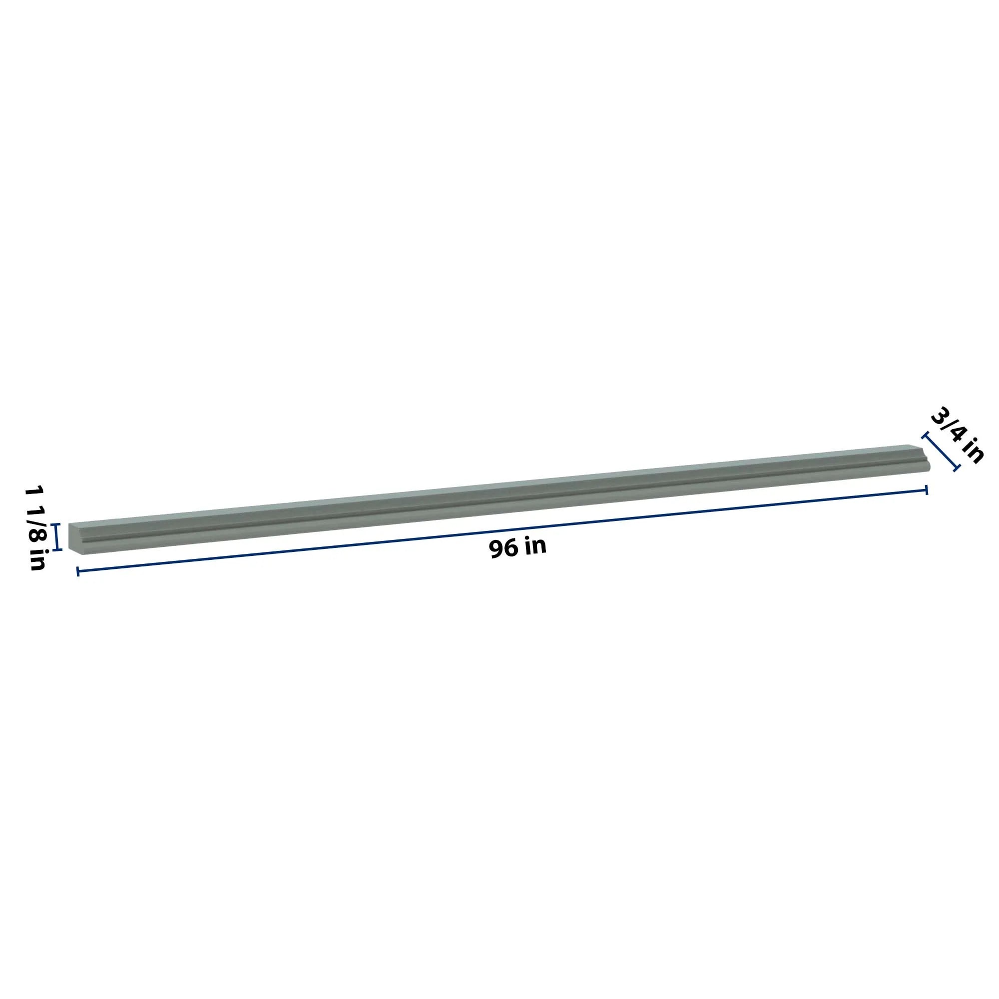 J&K Sage E3 96" W Chair Rail Molding
