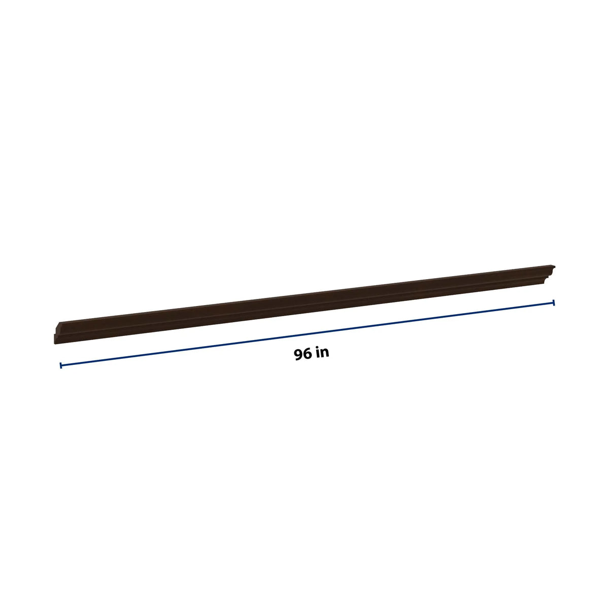 CNC Luxor 5-Piece Espresso 96" W X 2" H X 2" D Crown Molding