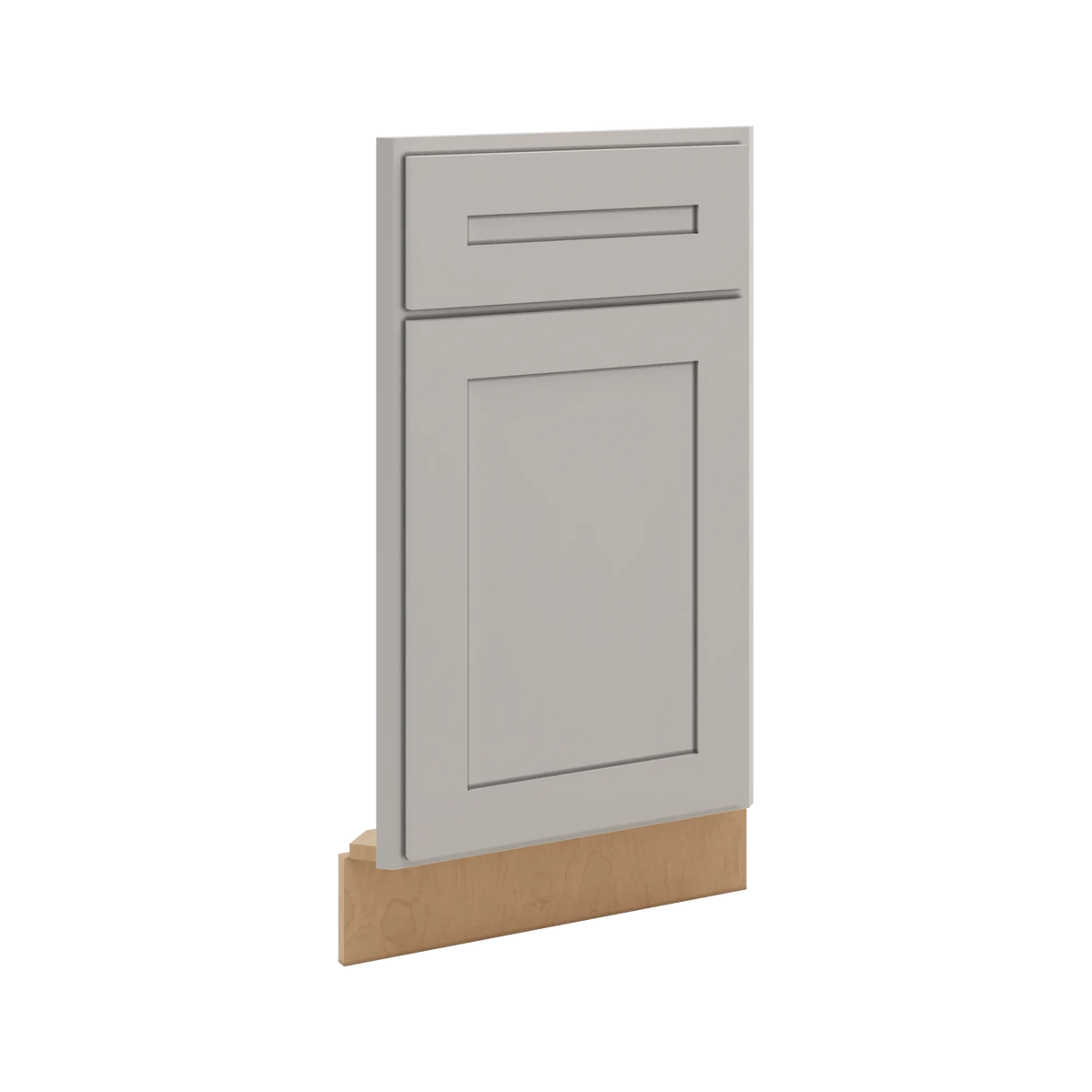 CNC Luxor 5-Piece Misty Grey 36" W Diagonal Corner Sink Front