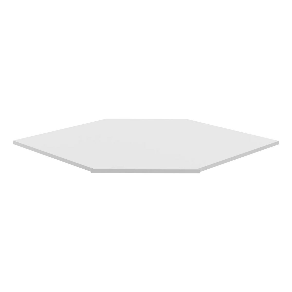 CNC Luxor 5-Piece White 36" Diagonal Corner Sink Floor