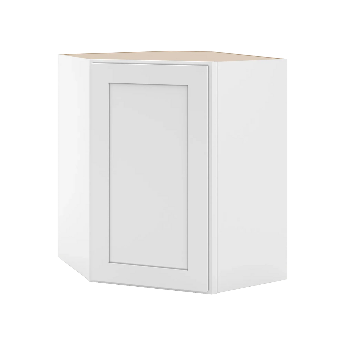 cnc luxor white 24 w x 30 h diagonal corner wall cabinet