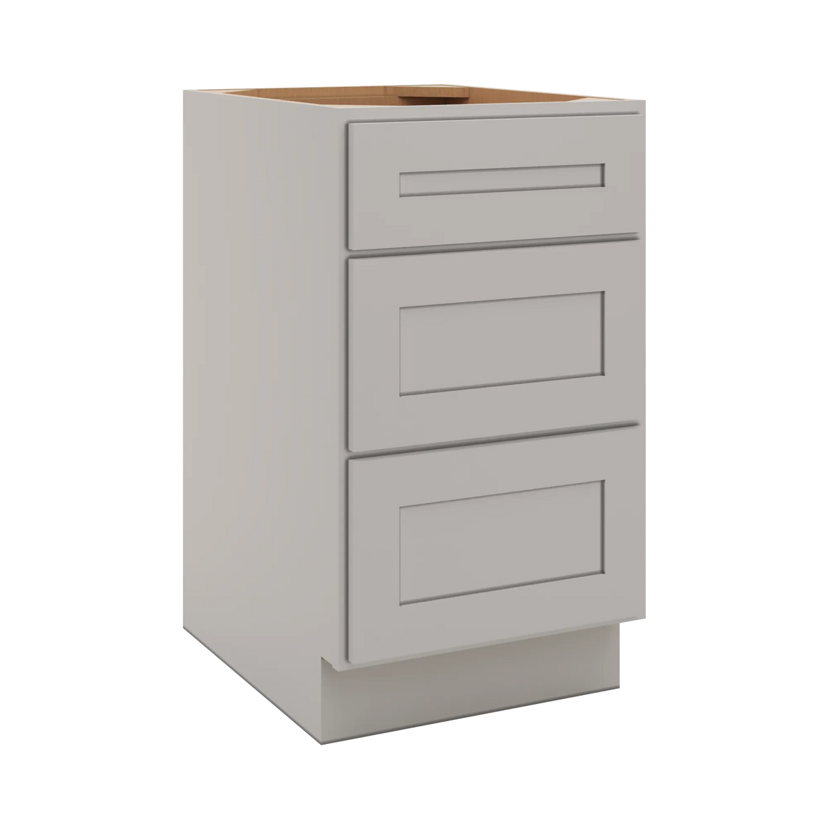 CNC Luxor 5-Piece Misty Grey 18" W X 32 1/2" H 3 Drawer Base Cabinet
