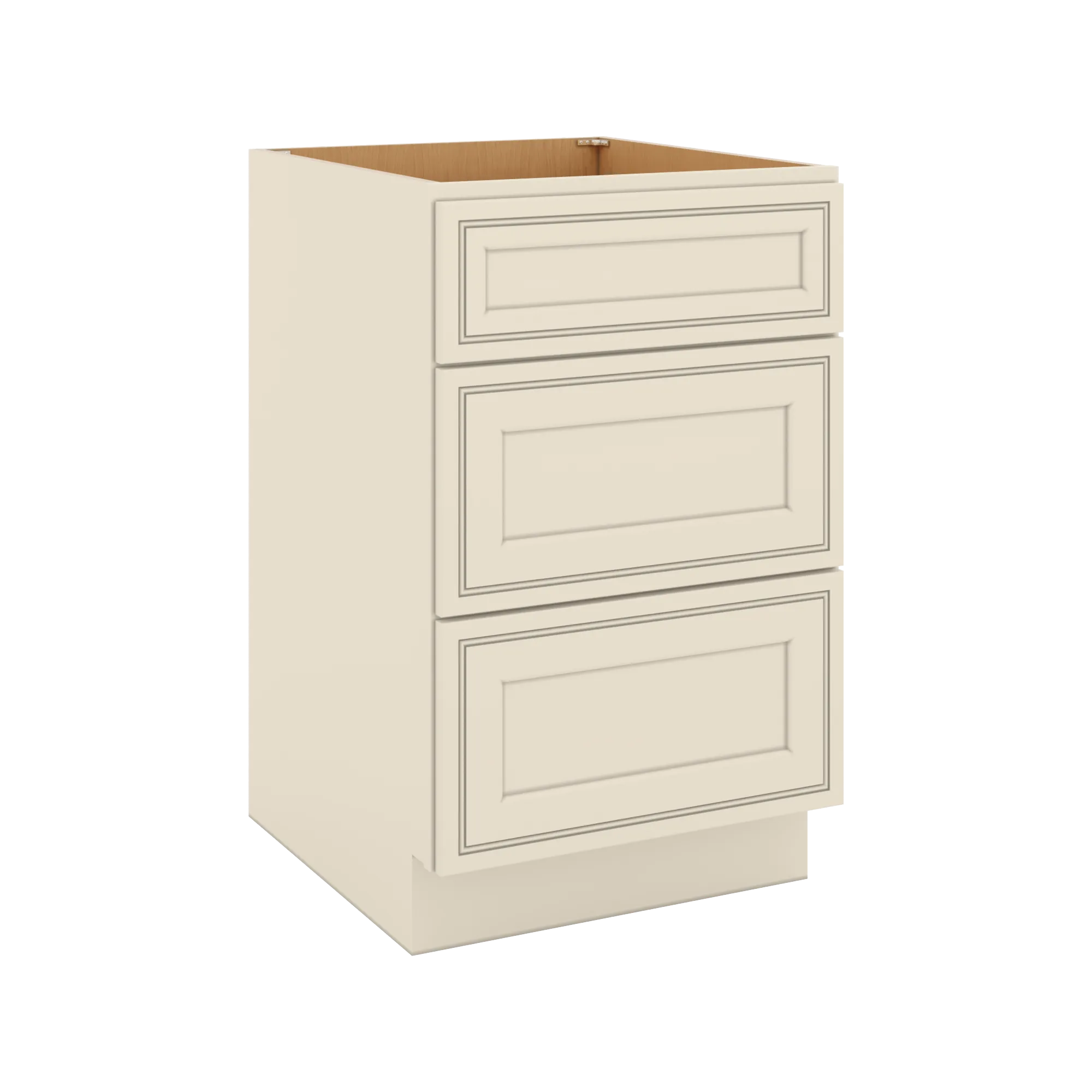 J&K Pearl Glazed H9 Base w/3 Drawers - 21" W