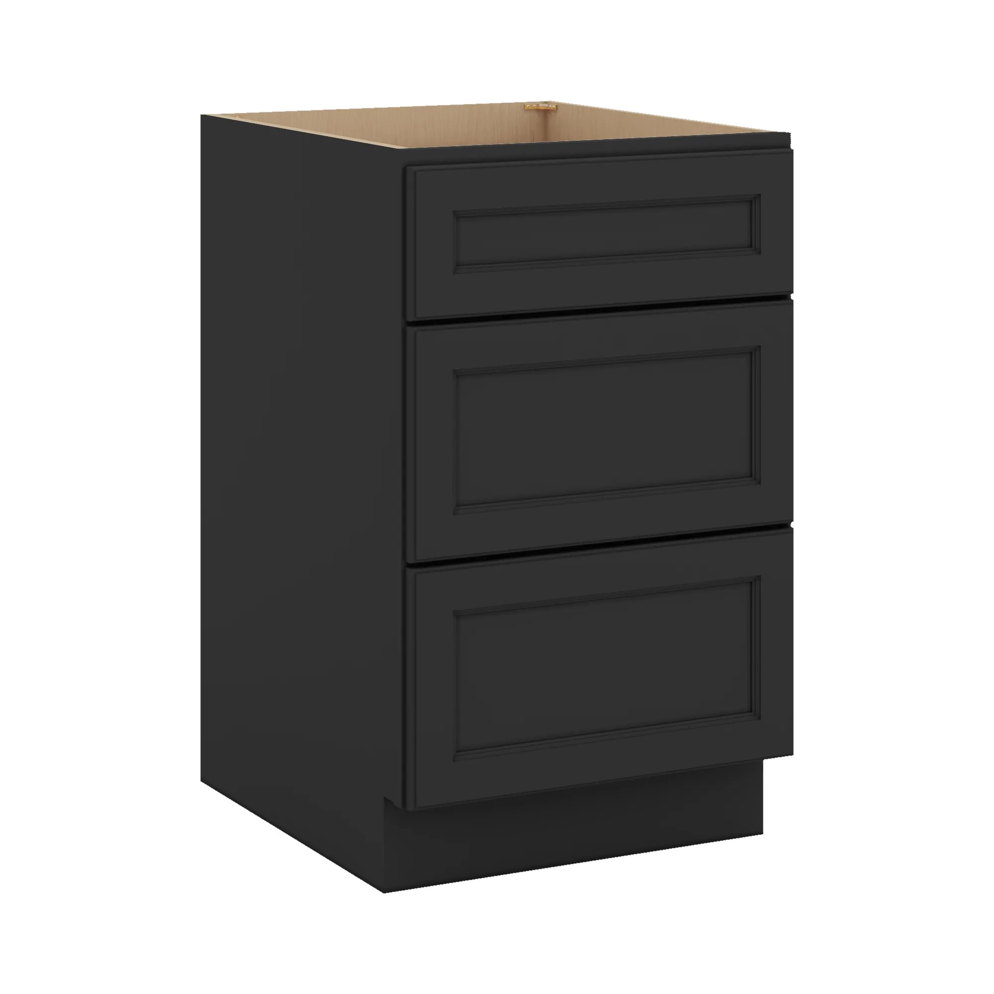 J&K Charcoal E2 Base w/3 Drawers - 21" W