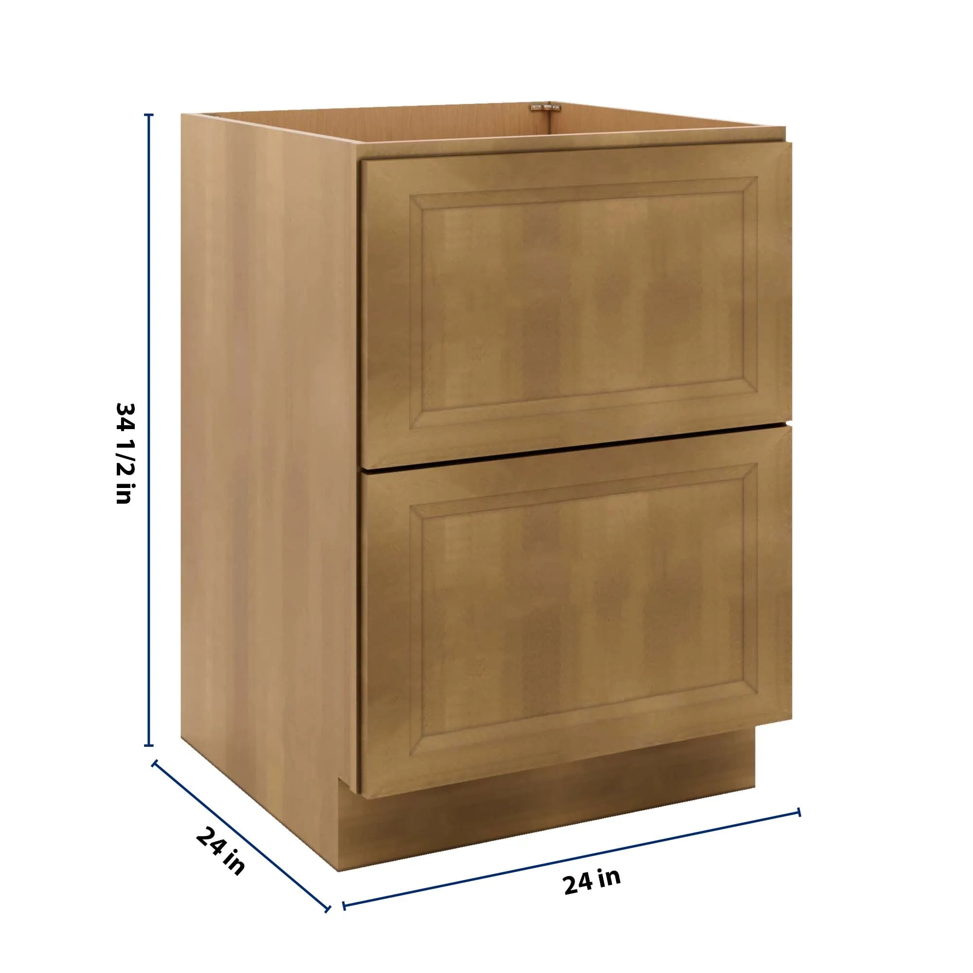 J&K Butterscotch B8 Base w/2 Drawers - 24" W