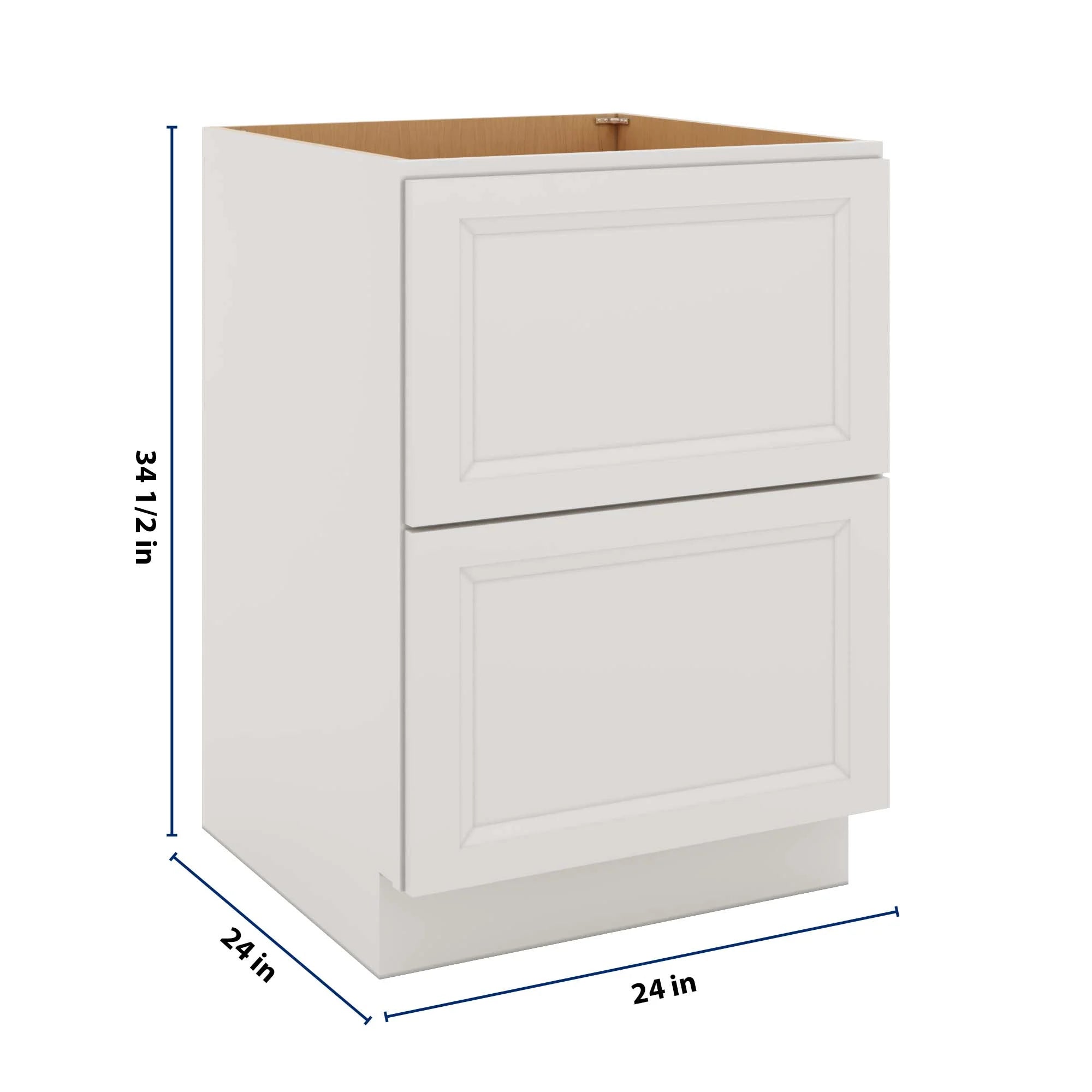 J&K Pure B5 Base w/2 Drawers - 24" W