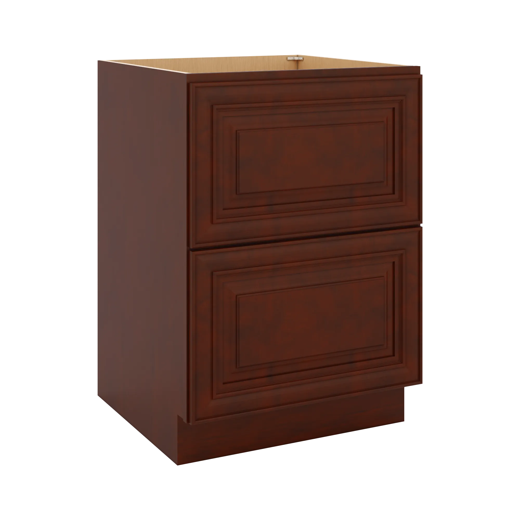 J&K Mahogany J5 Base w/2 Drawers - 24" W
