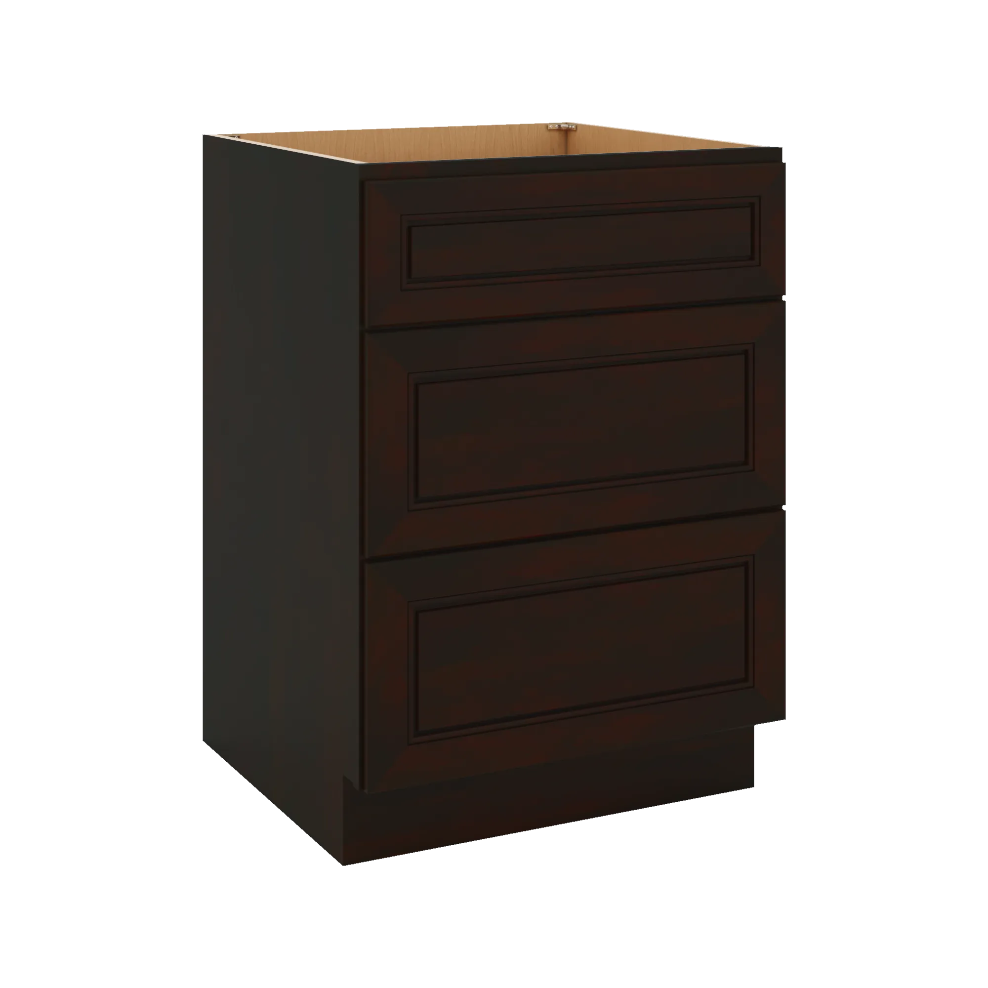 J&K Espresso K8 Base w/3 Drawers - 24" W
