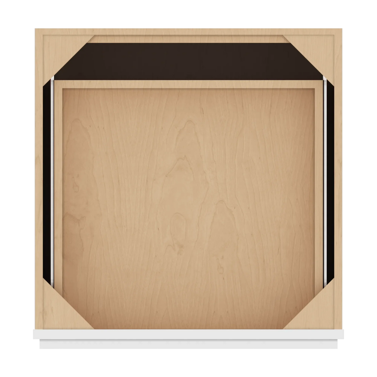 cnc luxor white 24 w 3 drawer base cabinet