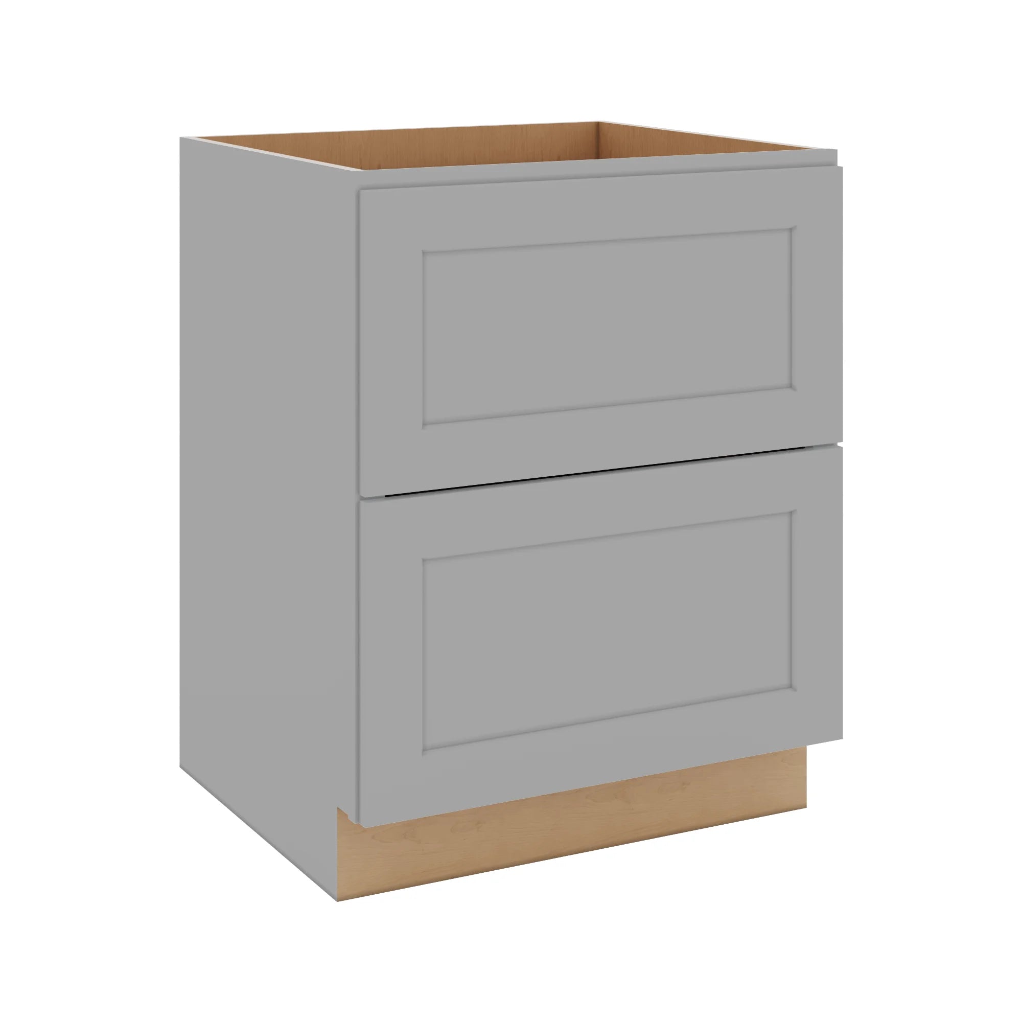 J&K Castle Grey S5 Base w/2 Drawers - 27" W