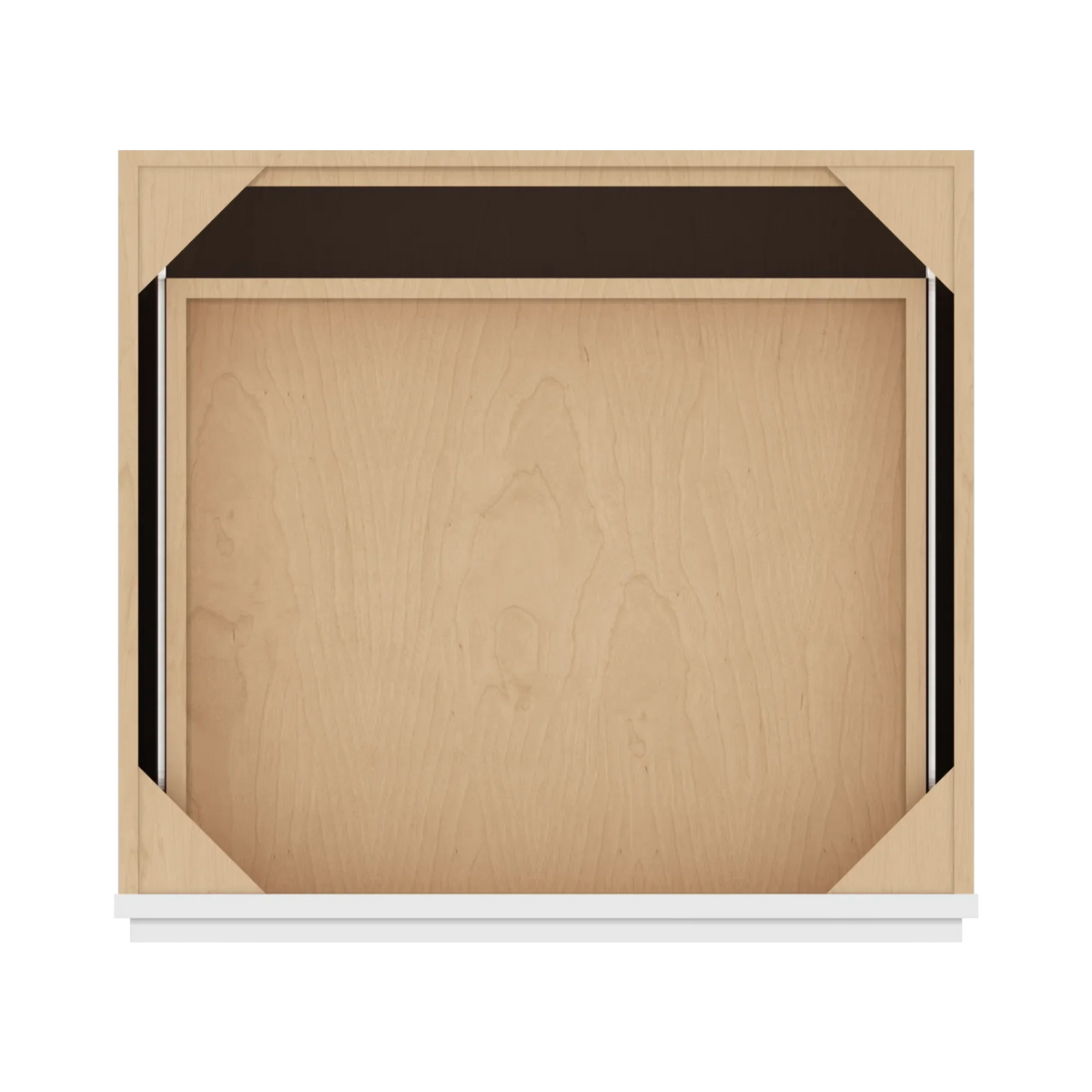 cnc luxor white 27 w 3 drawer base cabinet