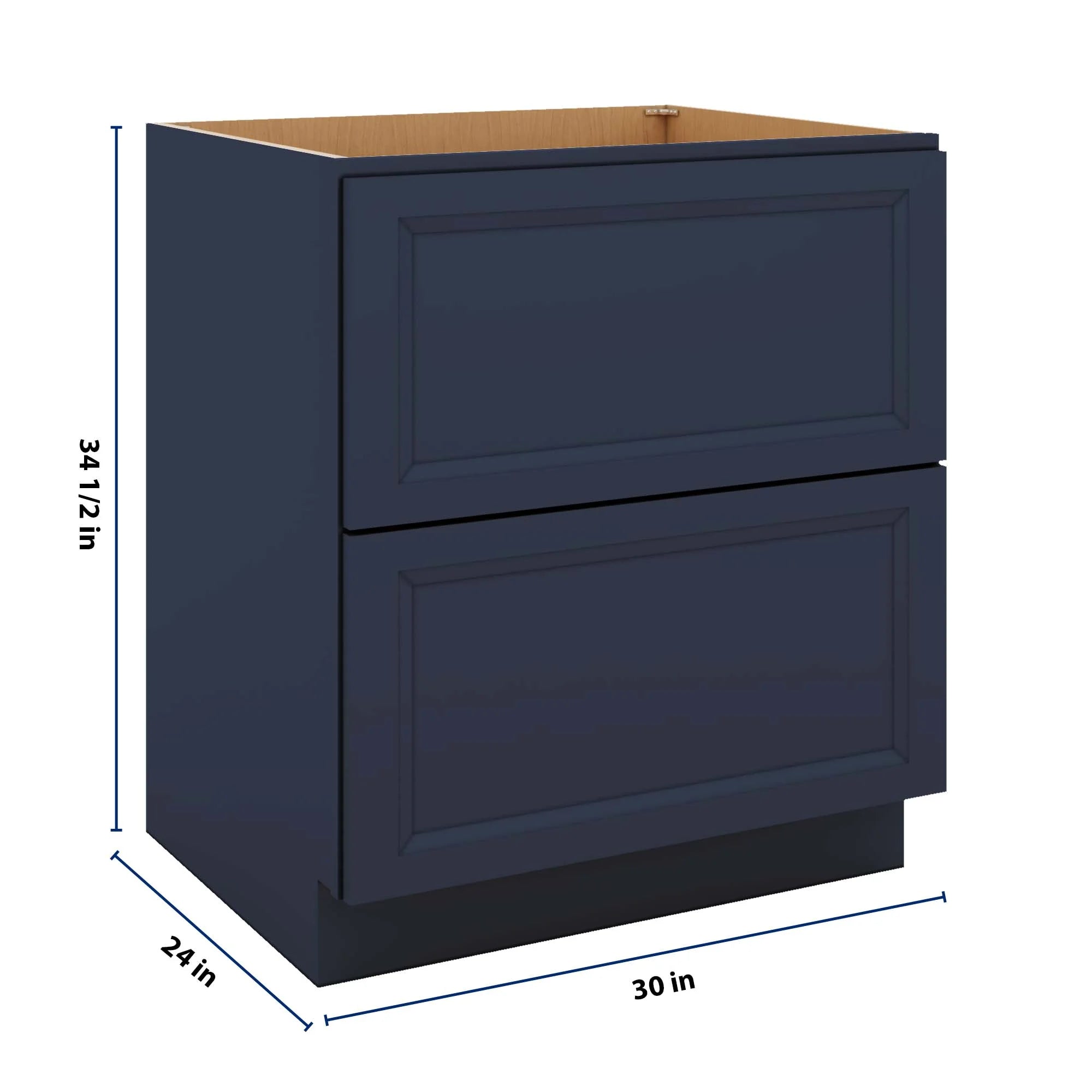 J&K Naval B7 Base w/2 Drawers - 30" W