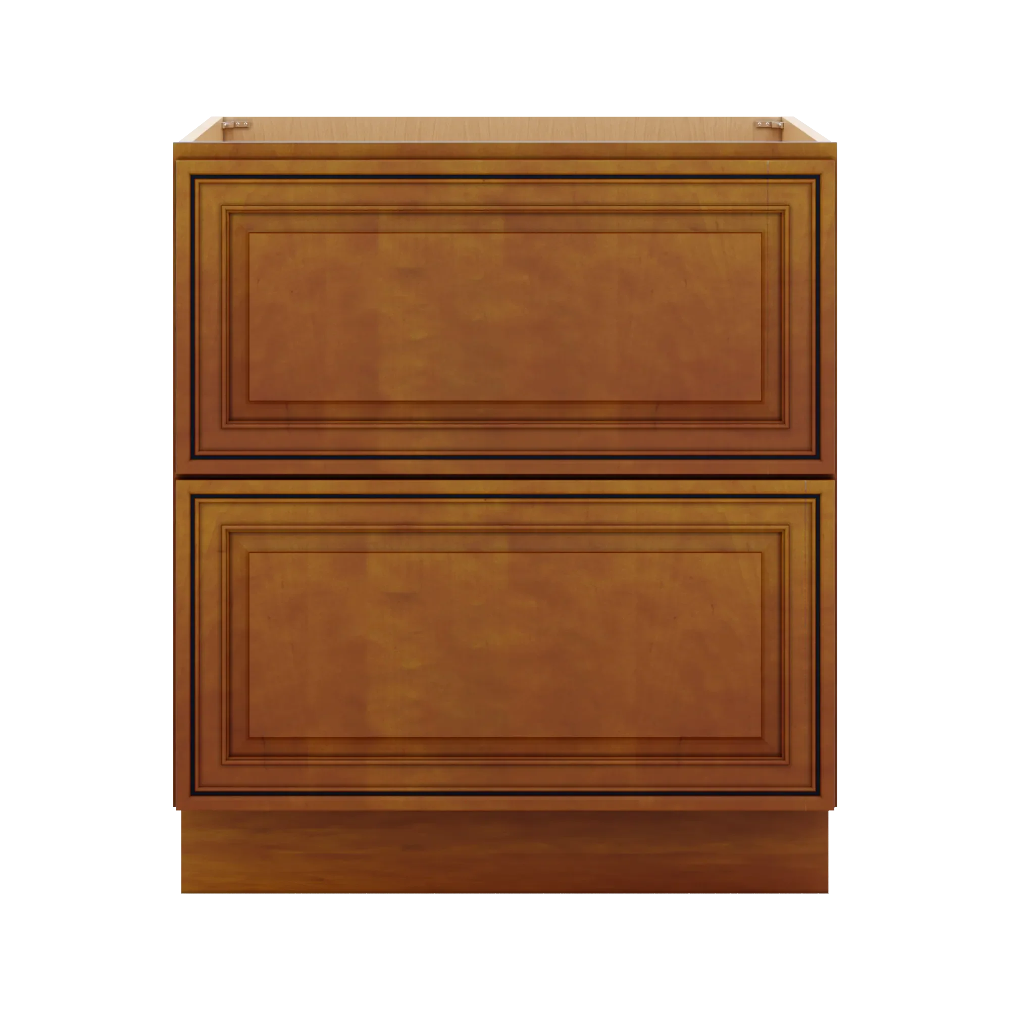 j k mocha glazed k10 base w 2 drawers 30 w