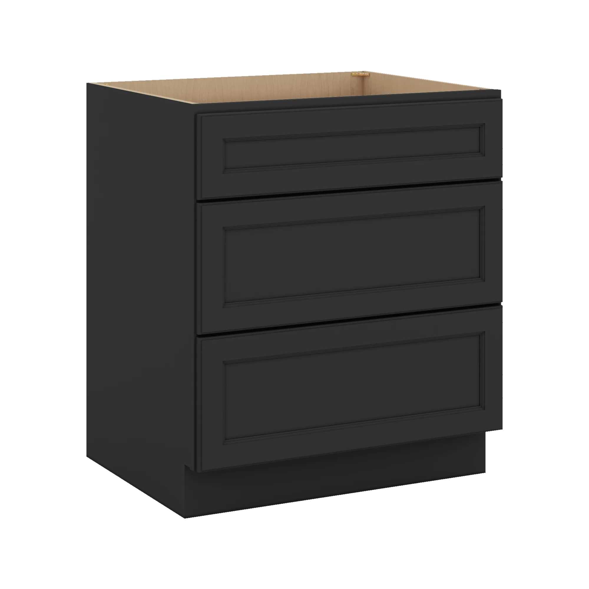 J&K Charcoal E2 Base w/3 Drawers - 30" W