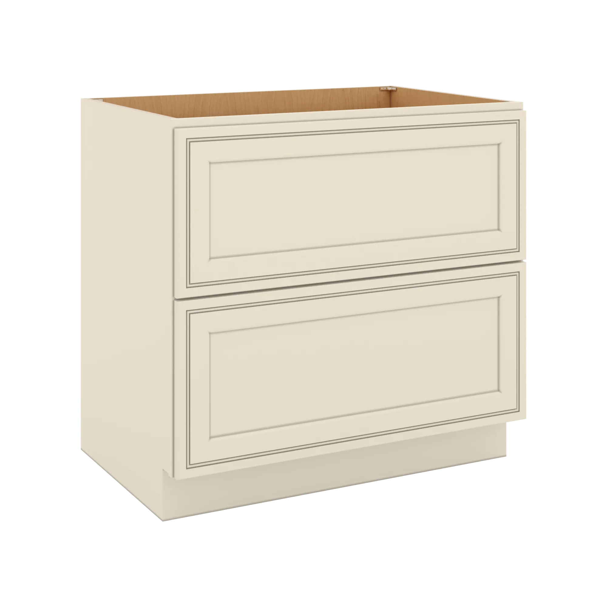 J&K Pearl Glazed H9 Base w/2 Drawers - 36" W