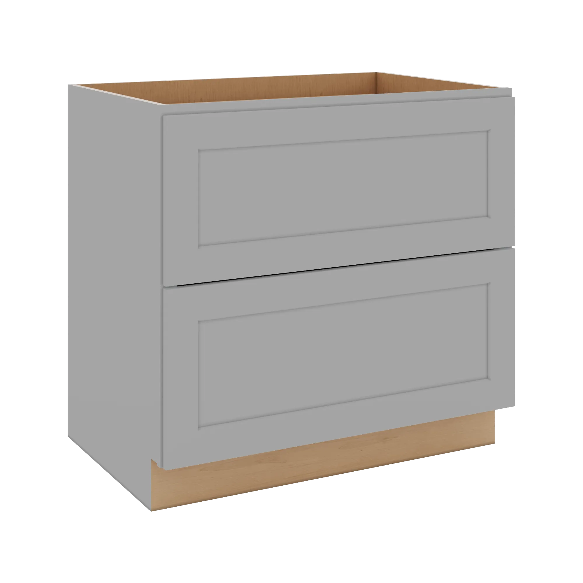 J&K Castle Grey S5 Base w/2 Drawers - 36" W